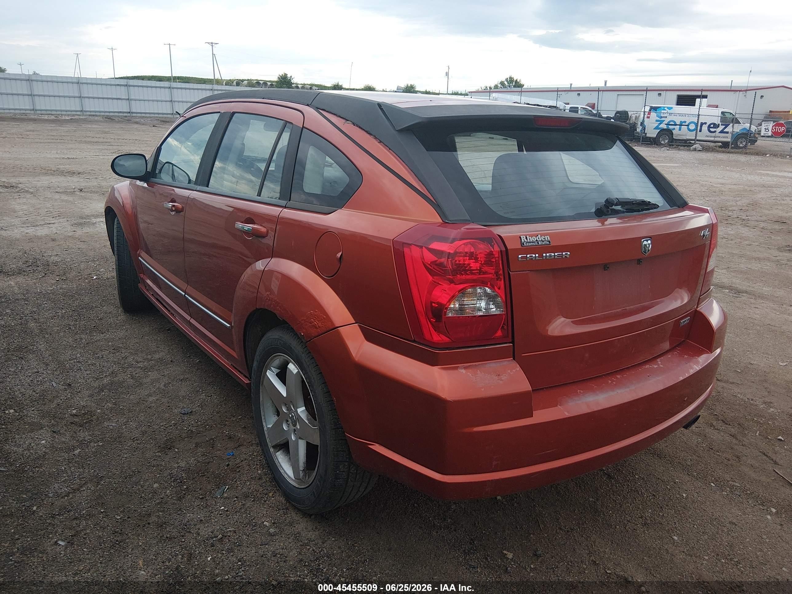 2007 Dodge Caliber R/t Orange vin: 1B3HE78KX7D351537