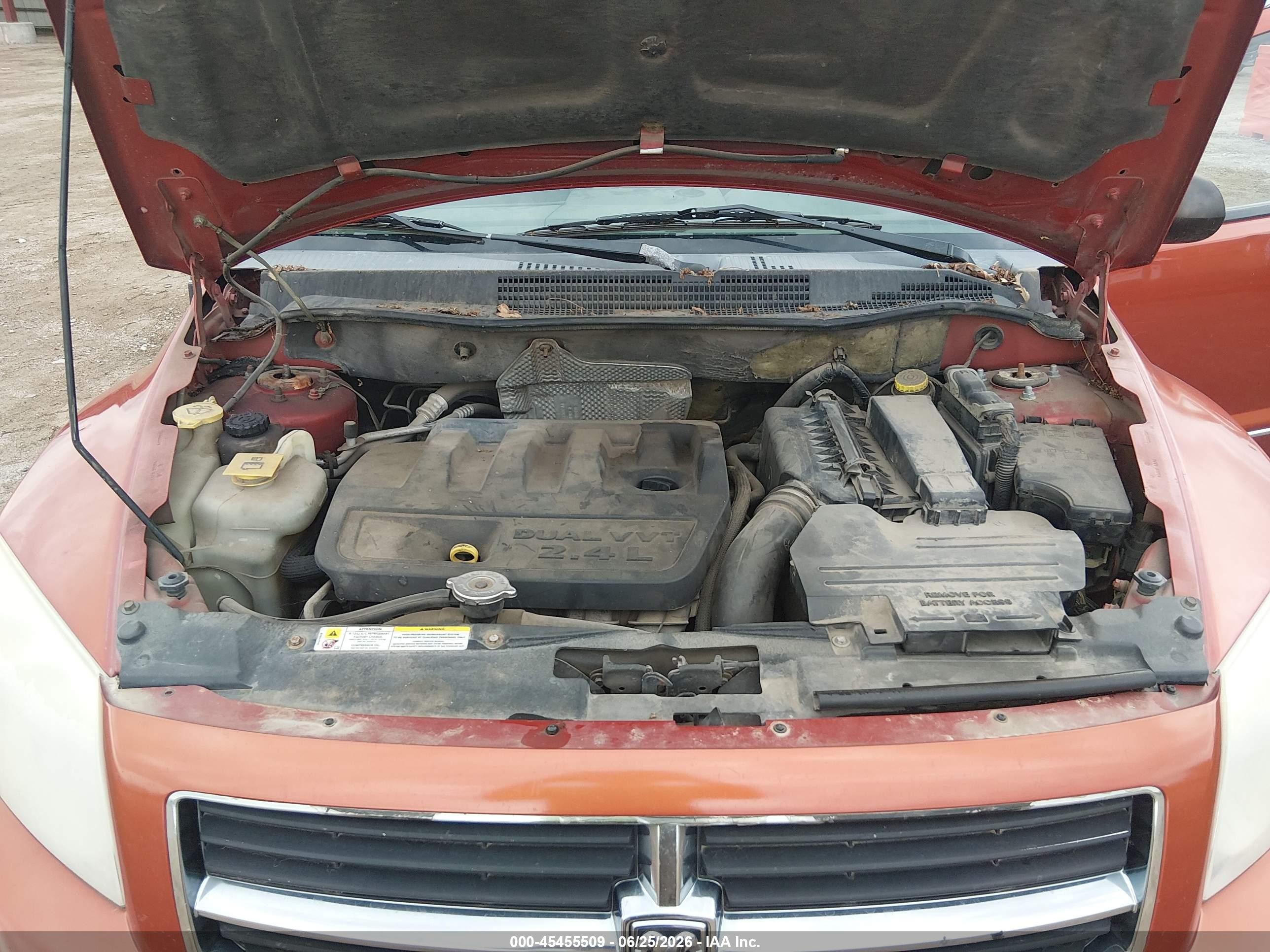 2007 Dodge Caliber R/t Orange vin: 1B3HE78KX7D351537