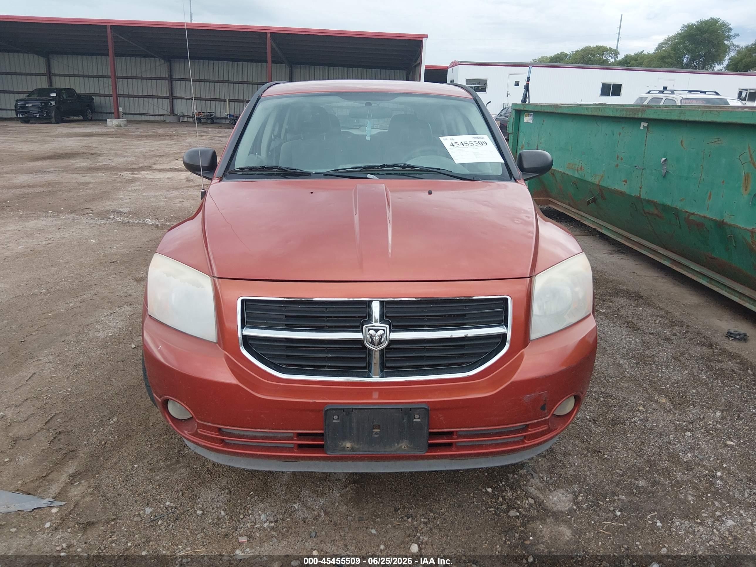 2007 Dodge Caliber R/t Orange vin: 1B3HE78KX7D351537