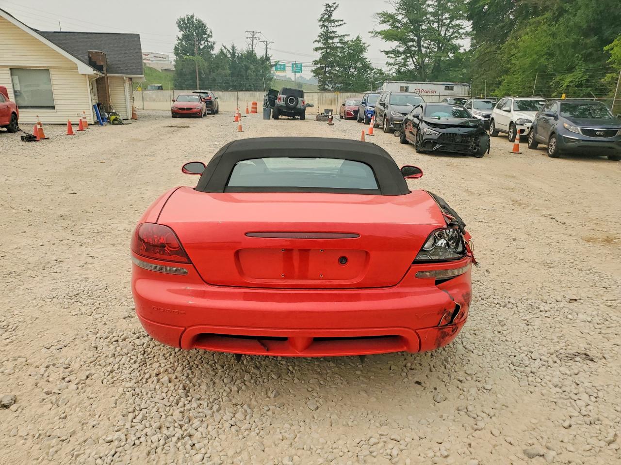 2003 Dodge Viper Srt-10 Красный vin: 1B3JR65Z23V501405