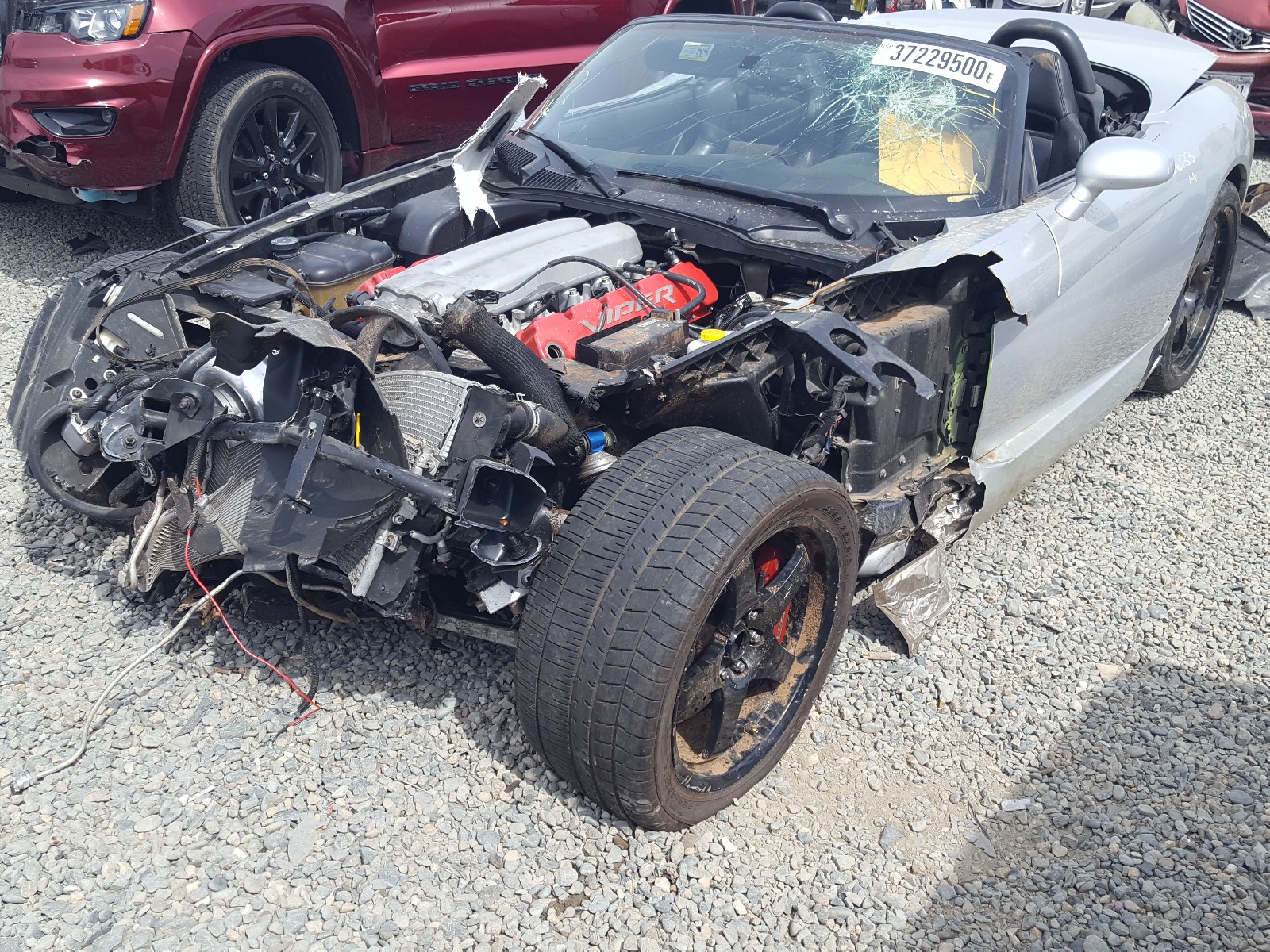 2003 Dodge Viper Srt Серебряный vin: 1B3JR65Z33V500411
