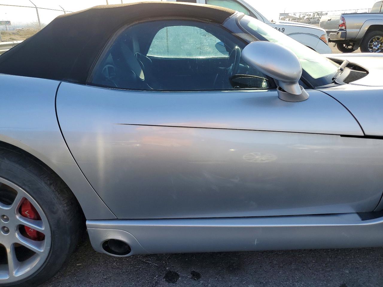 2003 Dodge Viper Srt-10 Серебряный vin: 1B3JR65Z63V501553