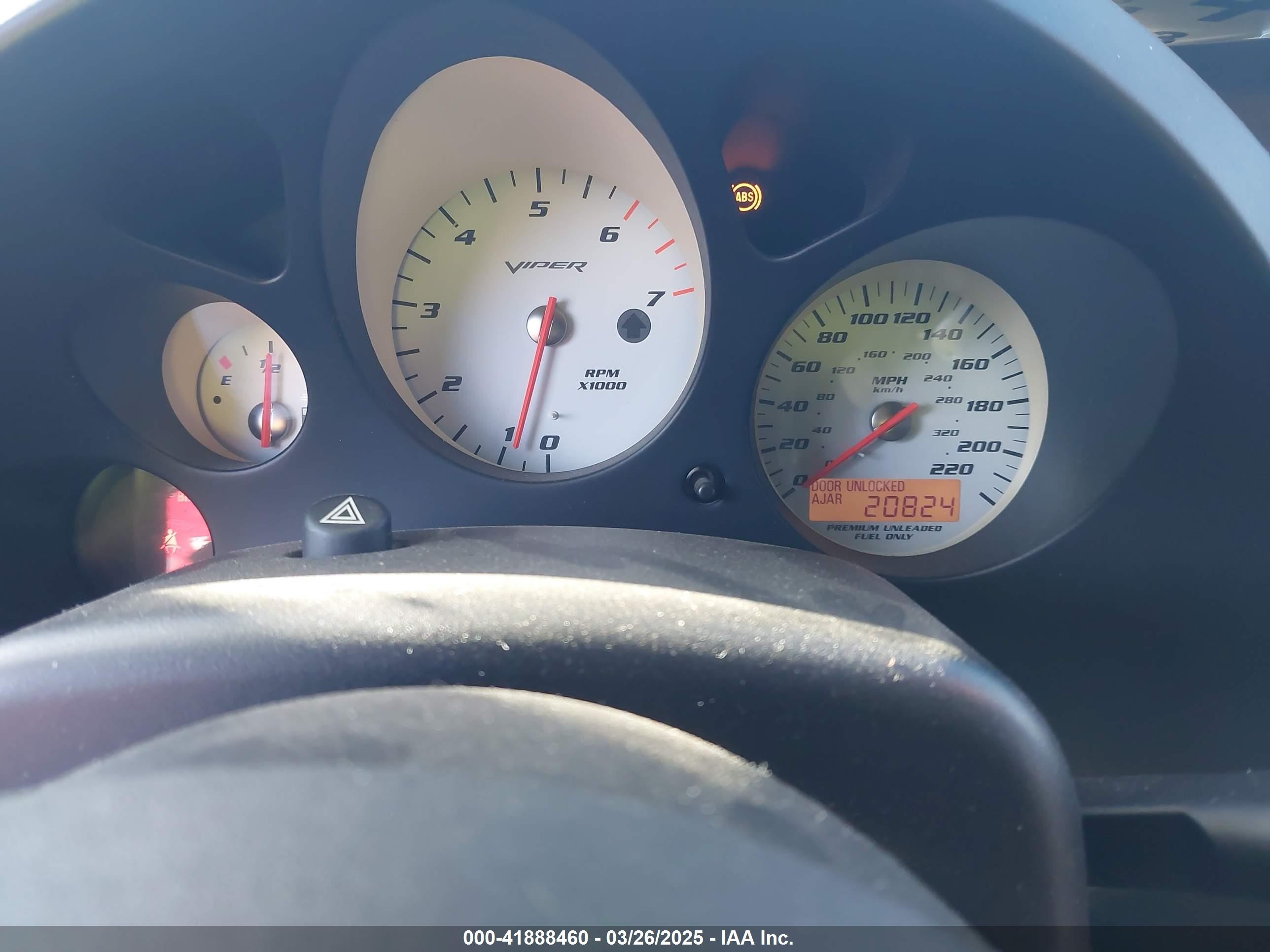 2003 Dodge Viper Srt10 Красный vin: 1B3JR65Z93V501076