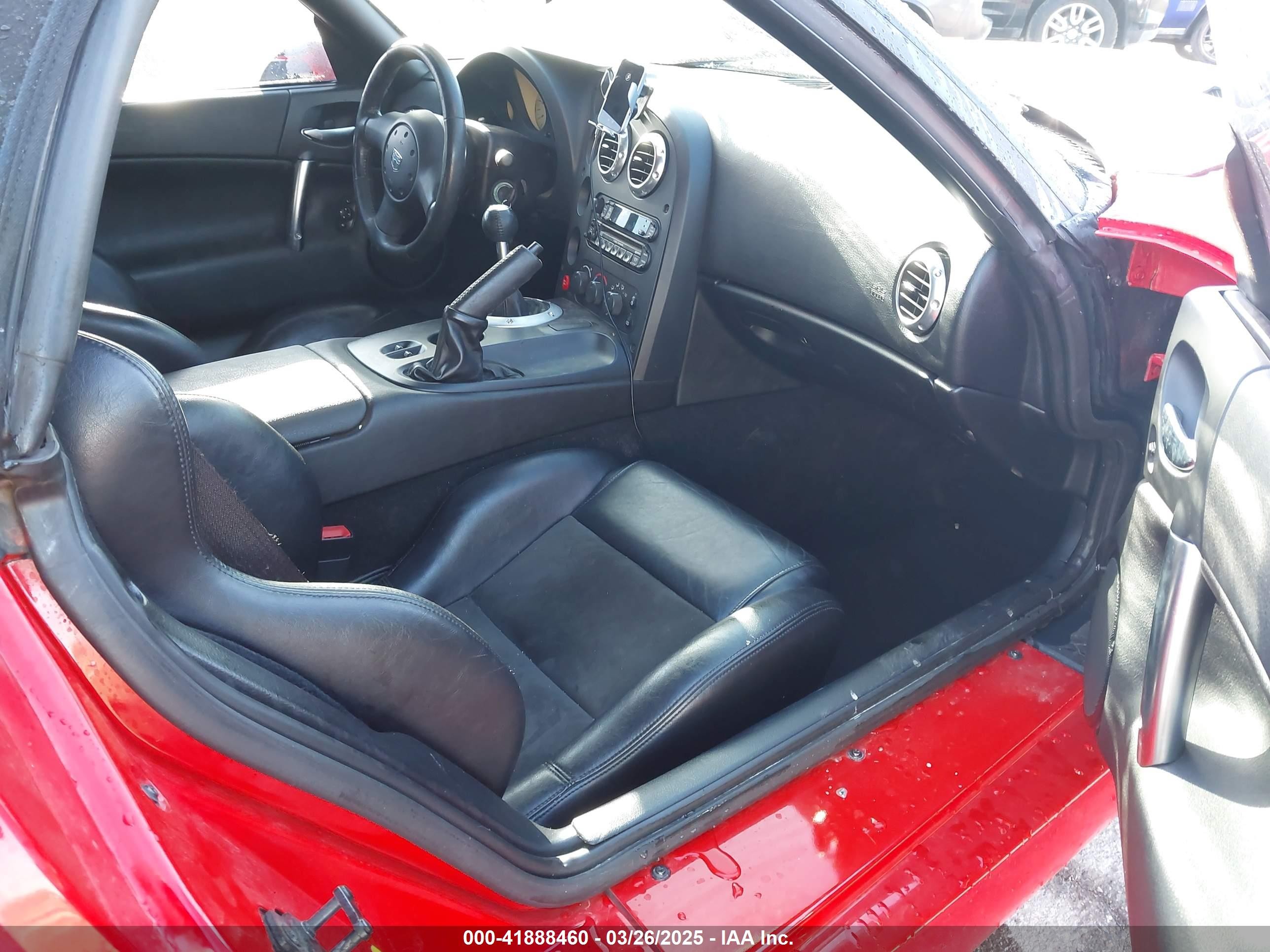 2003 Dodge Viper Srt10 Красный vin: 1B3JR65Z93V501076