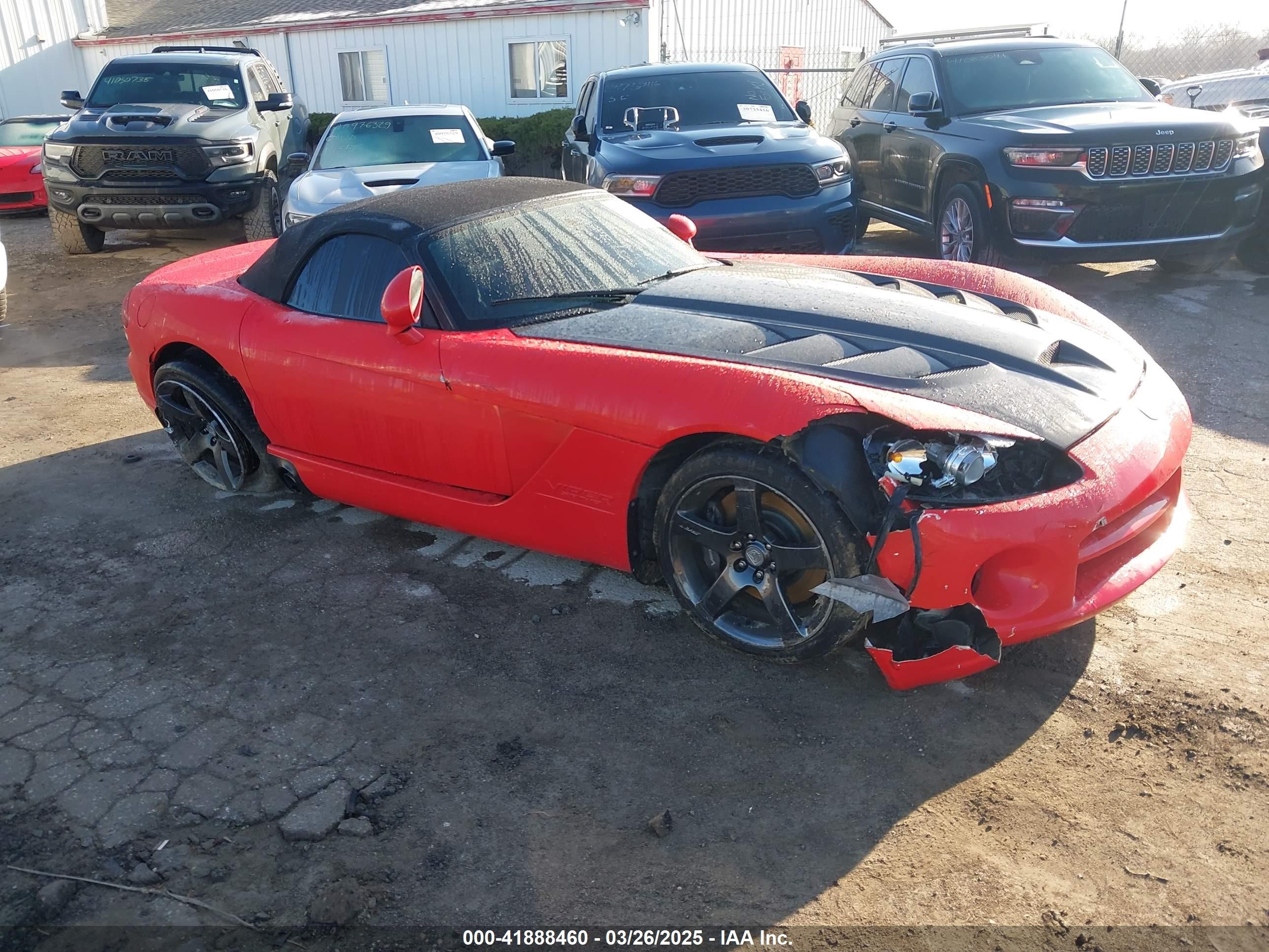 2003 Dodge Viper Srt10 Красный vin: 1B3JR65Z93V501076