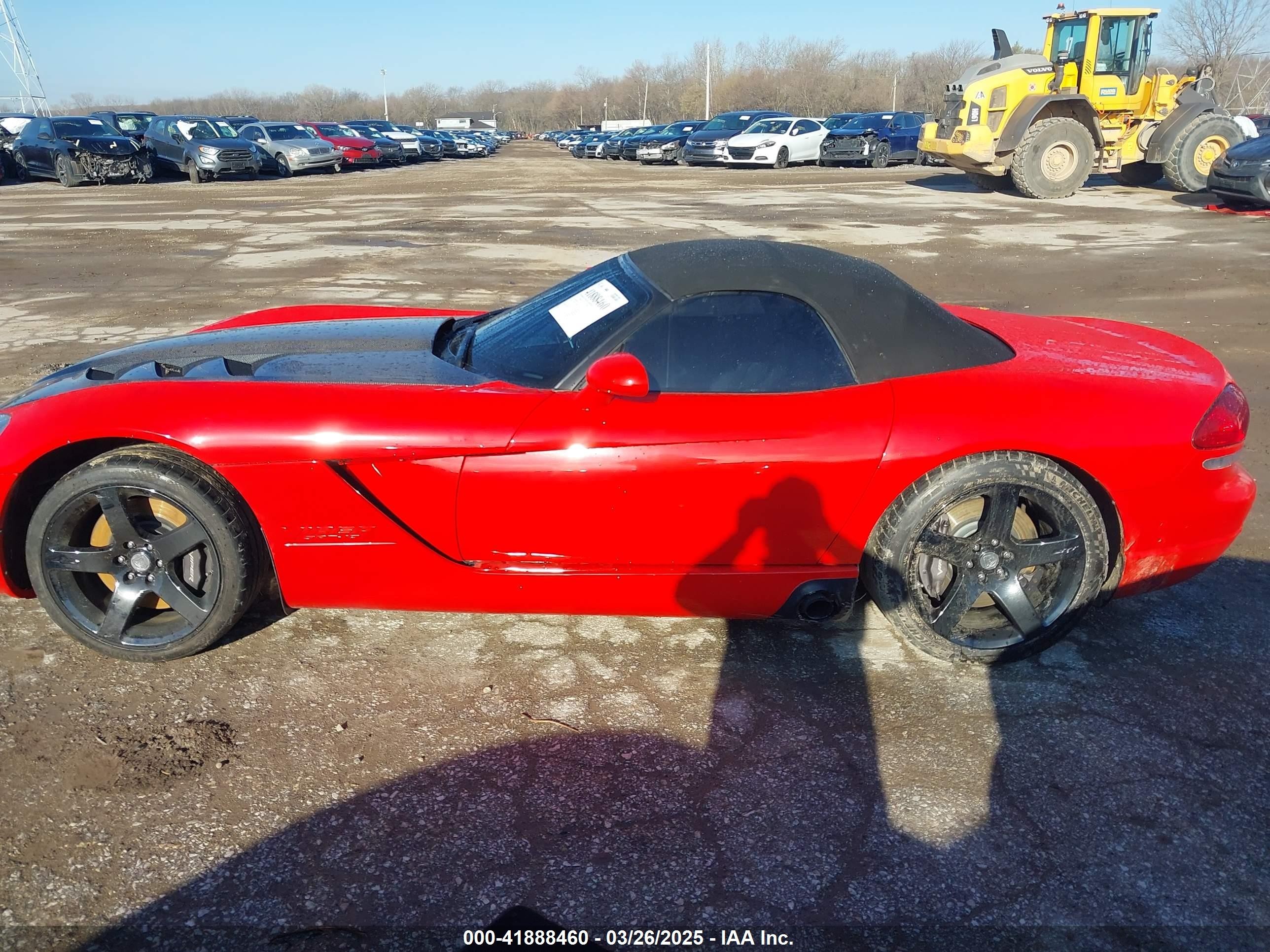 2003 Dodge Viper Srt10 Красный vin: 1B3JR65Z93V501076