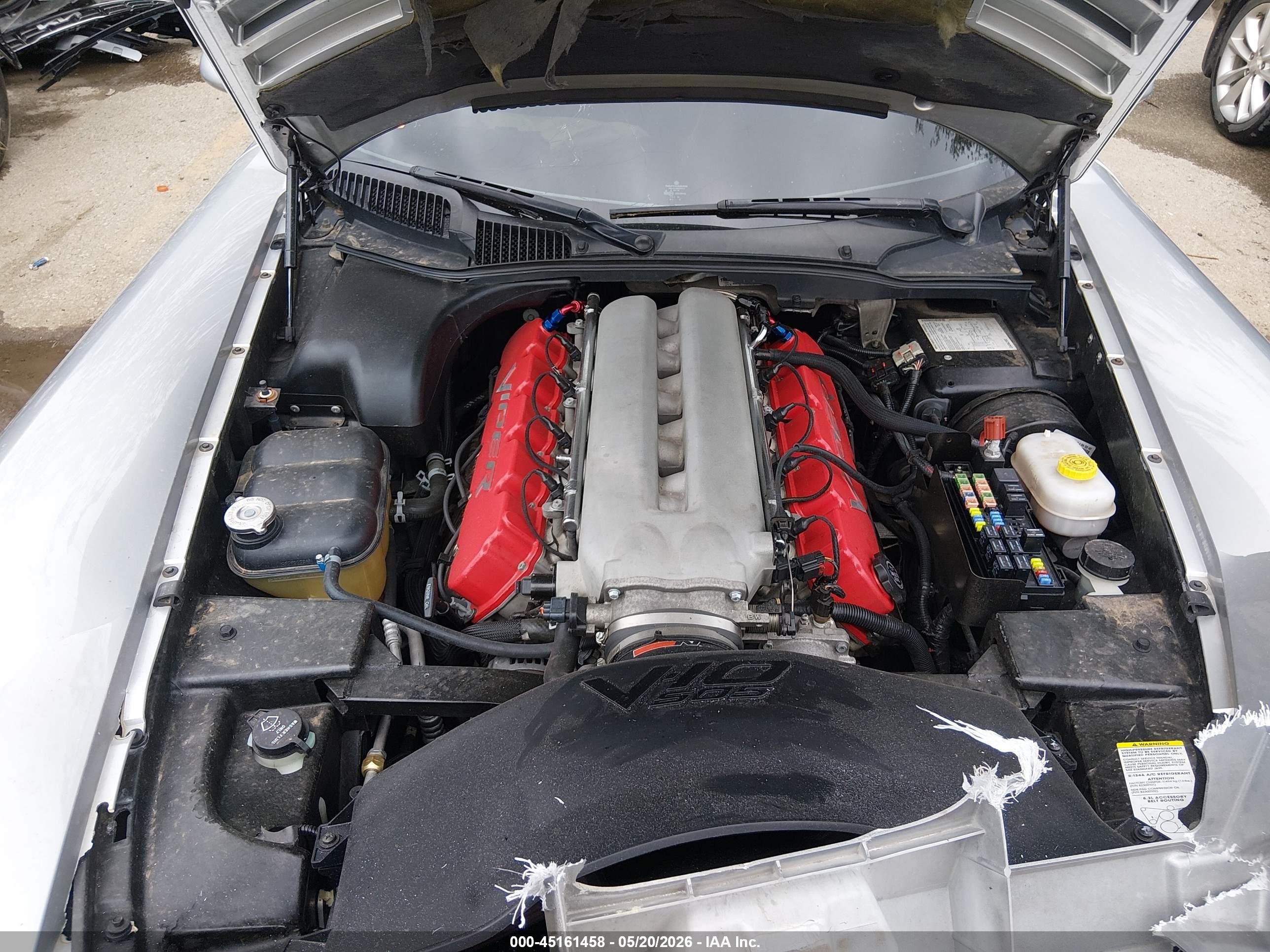 2004 Dodge Viper Srt10 Silver vin: 1B3JZ65Z64V100117