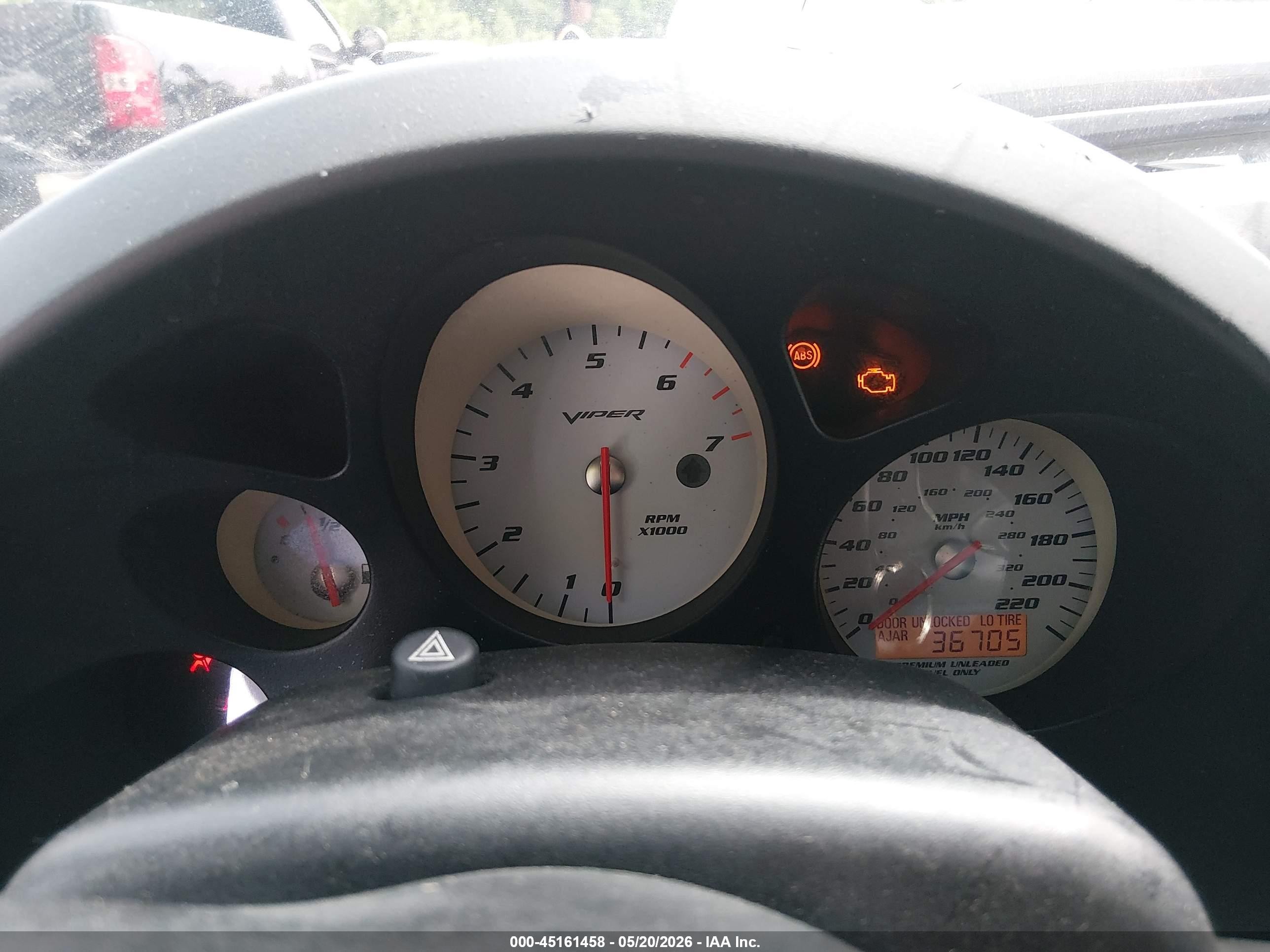 2004 Dodge Viper Srt10 Silver vin: 1B3JZ65Z64V100117