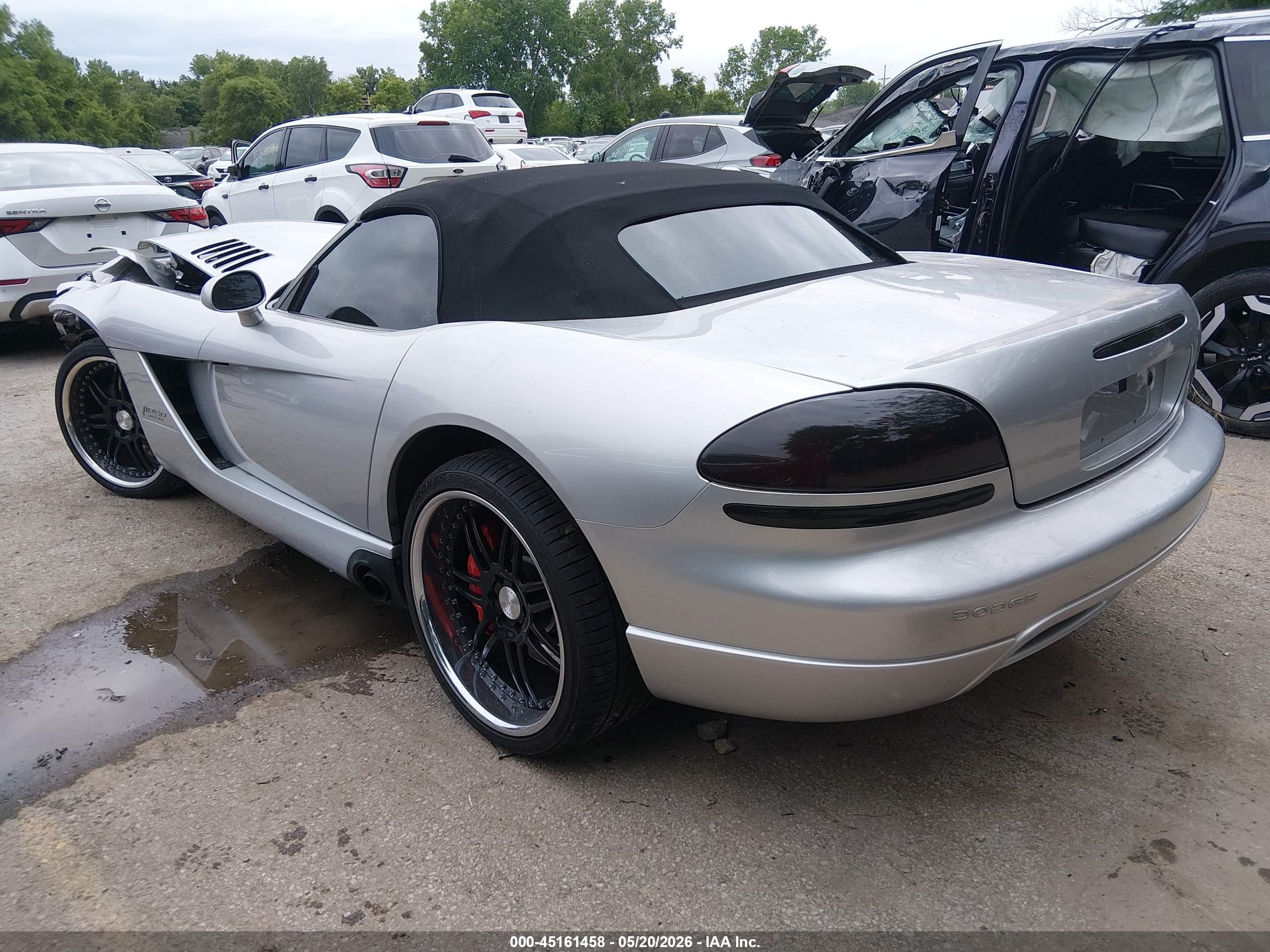 2004 Dodge Viper Srt10 Silver vin: 1B3JZ65Z64V100117