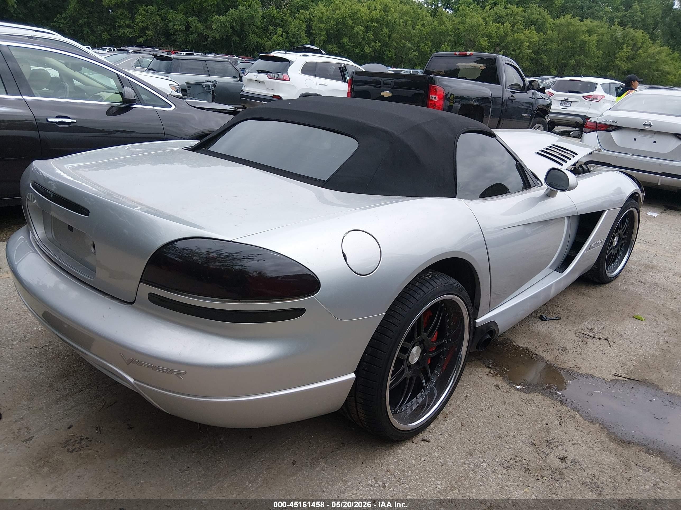 2004 Dodge Viper Srt10 Silver vin: 1B3JZ65Z64V100117