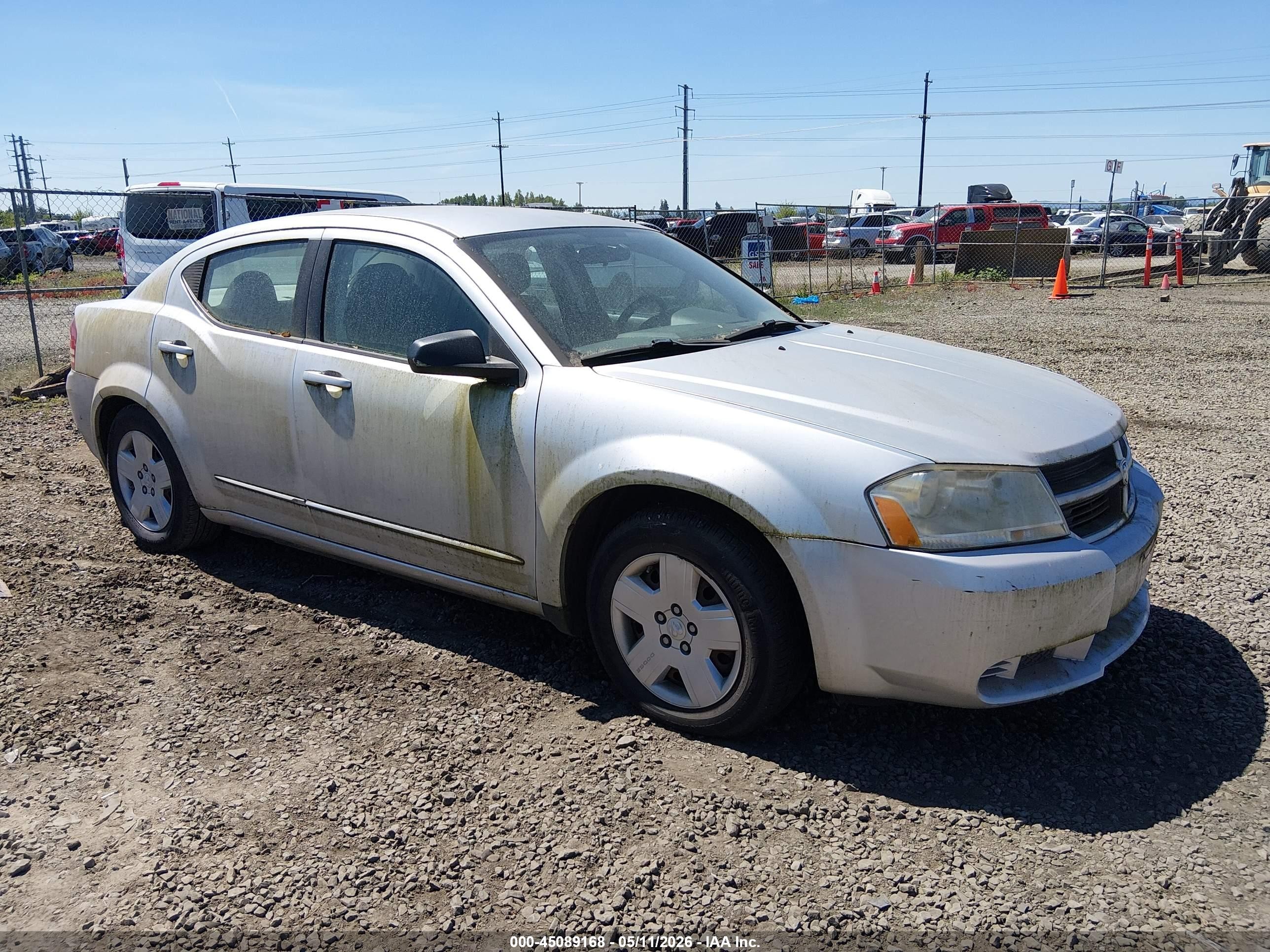 2009 Dodge Avenger Se/sxt Silver vin: 1B3LC46B39N531599