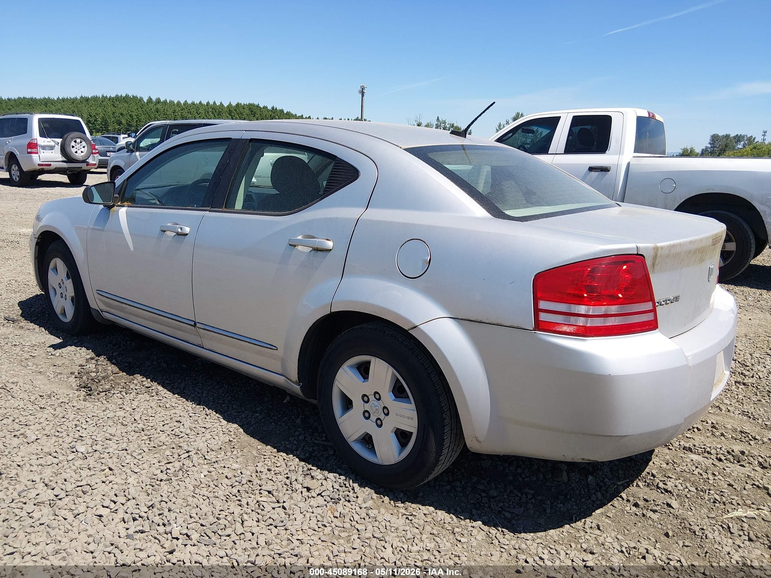 2009 Dodge Avenger Se/sxt Silver vin: 1B3LC46B39N531599