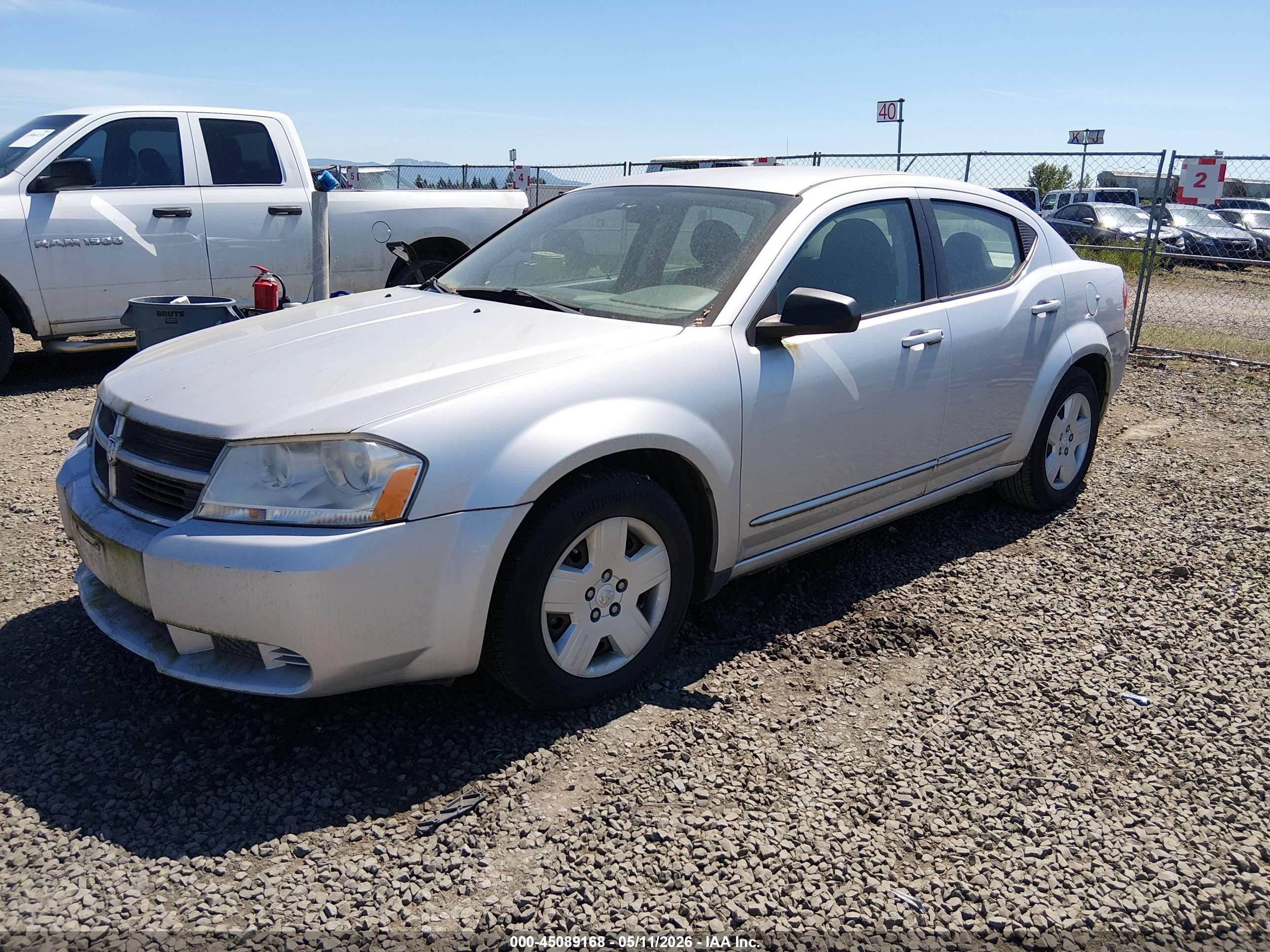 2009 Dodge Avenger Se/sxt Silver vin: 1B3LC46B39N531599