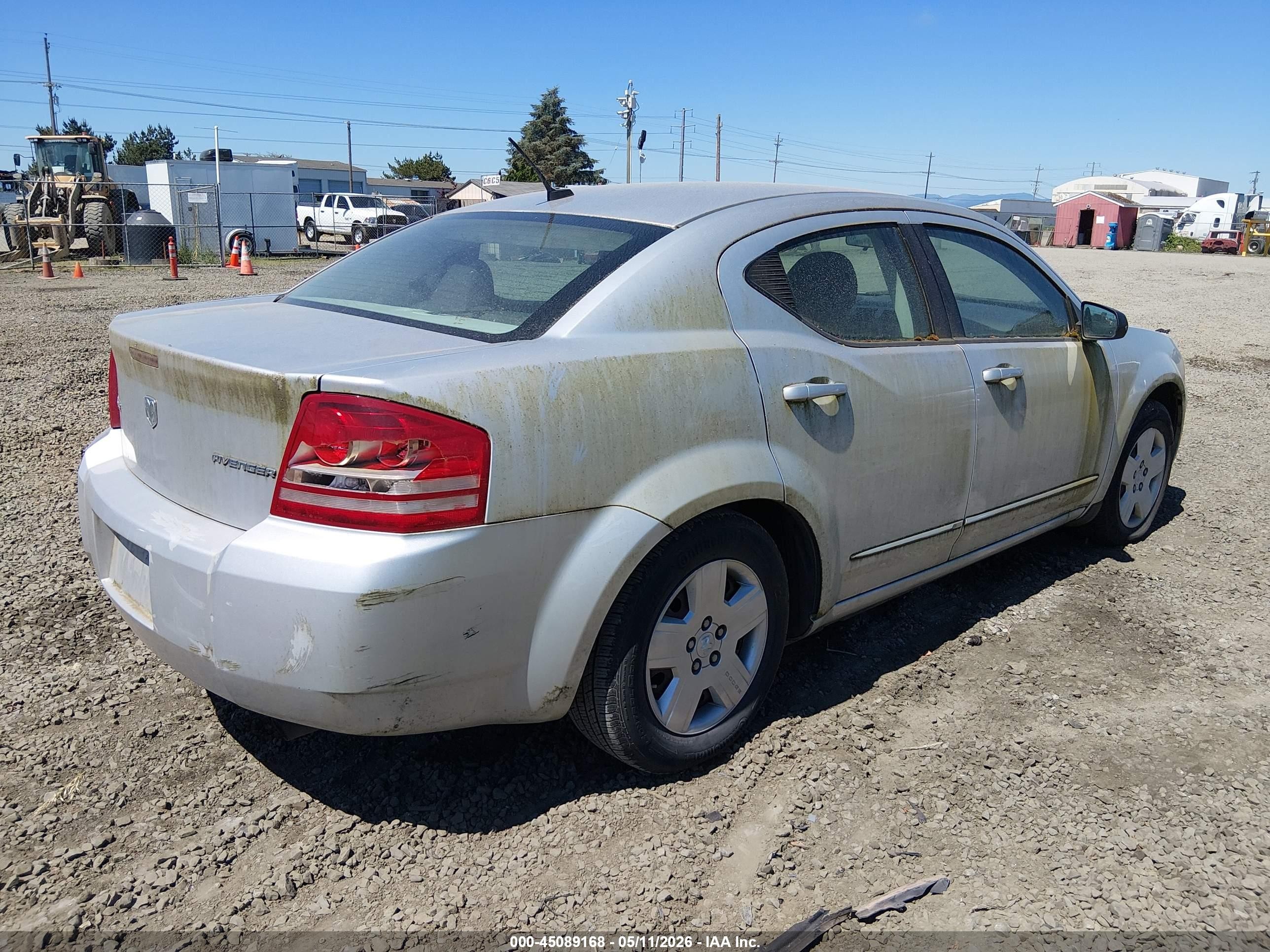 2009 Dodge Avenger Se/sxt Silver vin: 1B3LC46B39N531599