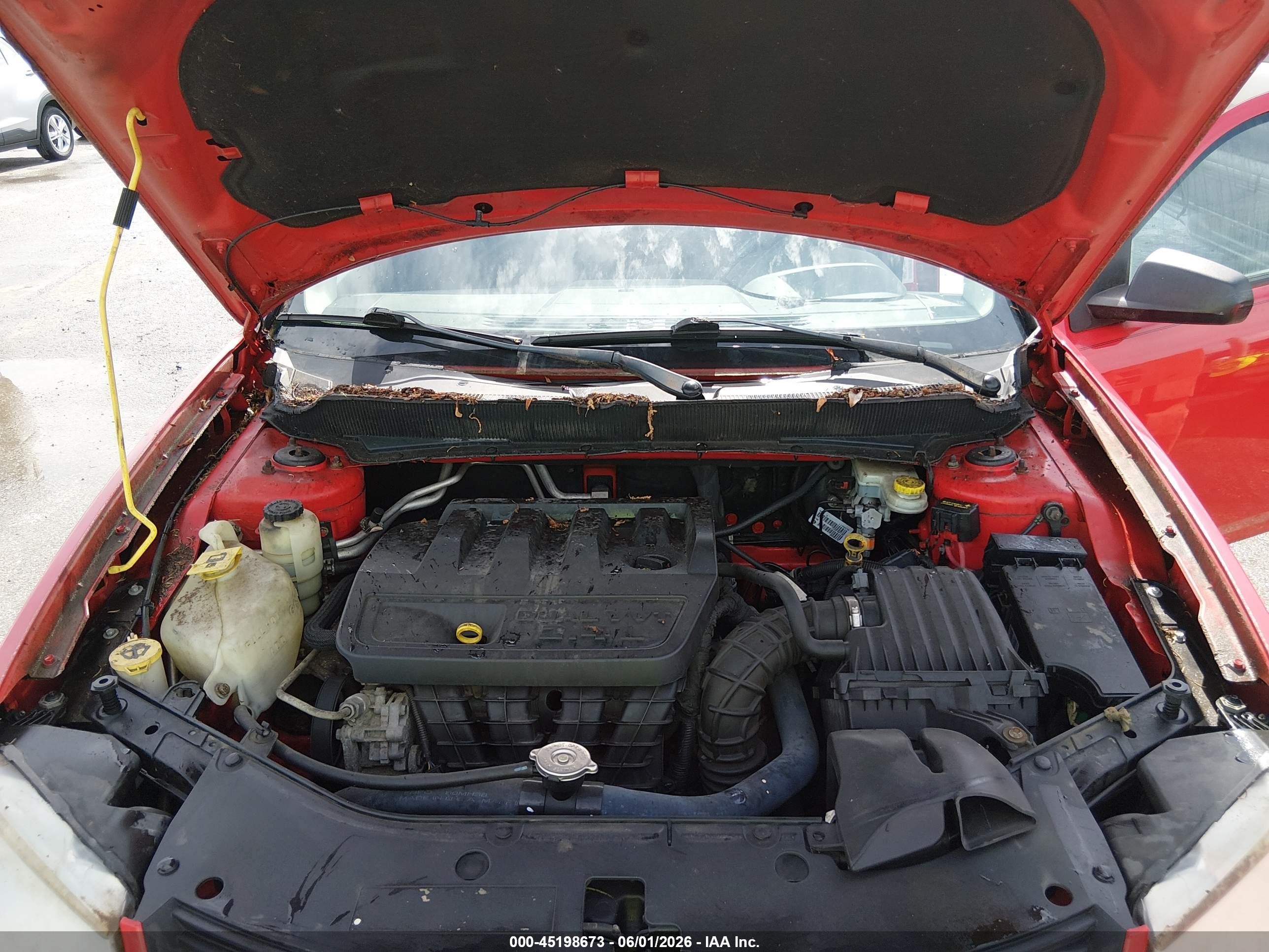 2009 Dodge Avenger Se/sxt Red vin: 1B3LC46B39N562626