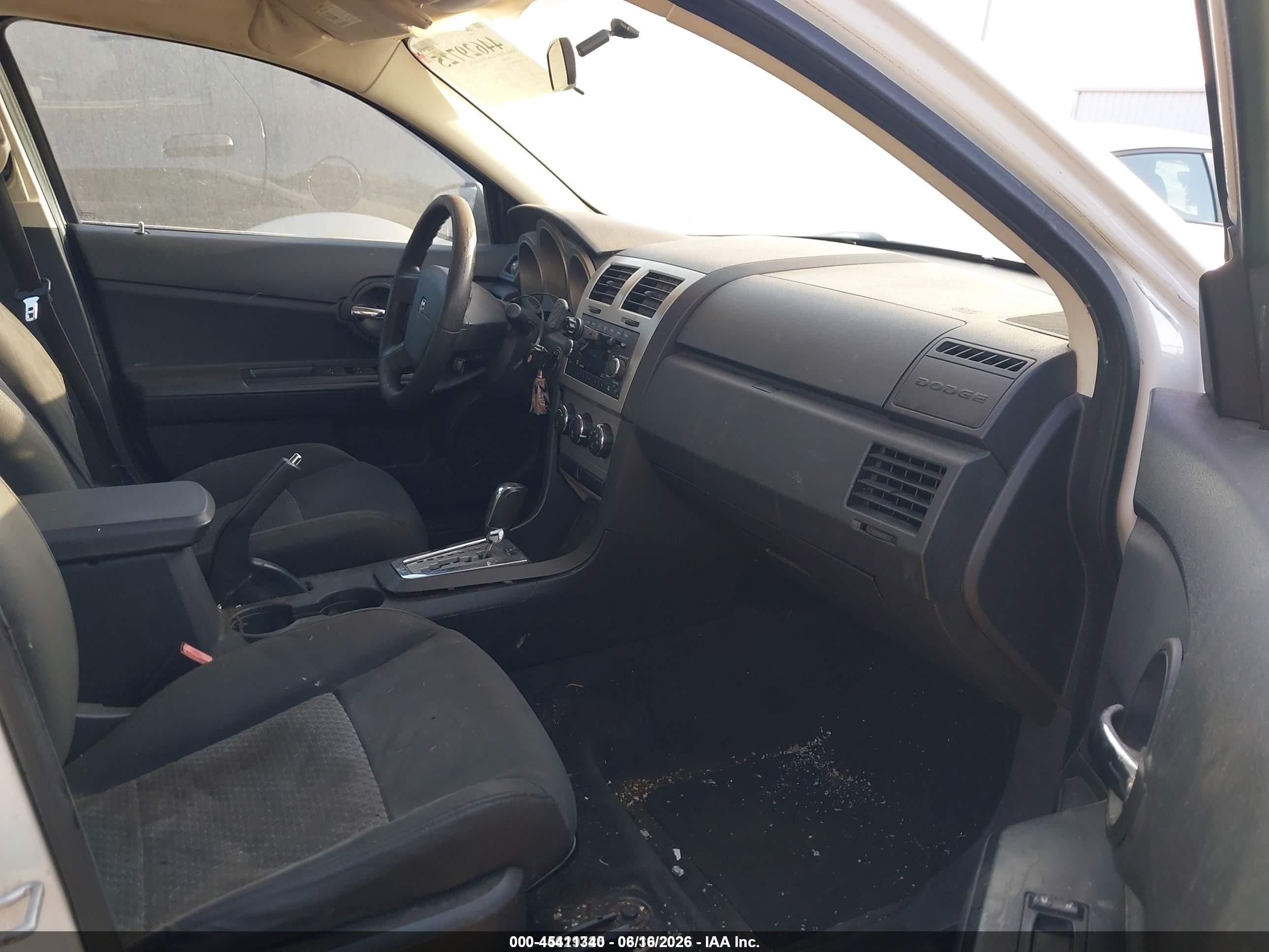 2009 Dodge Avenger Se/sxt White vin: 1B3LC46B49N518926