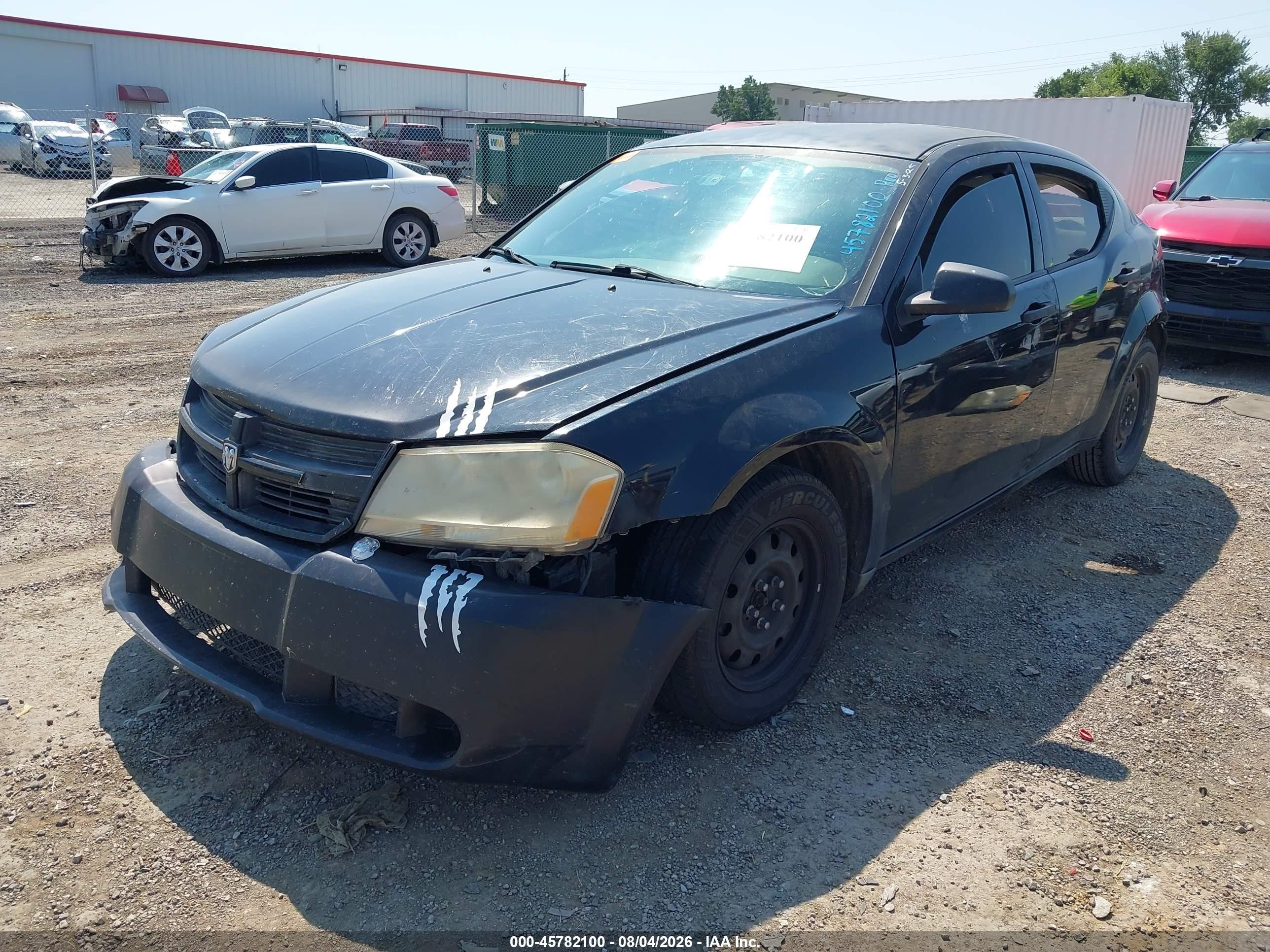 2009 Dodge Avenger Se/sxt Black vin: 1B3LC46B49N548928