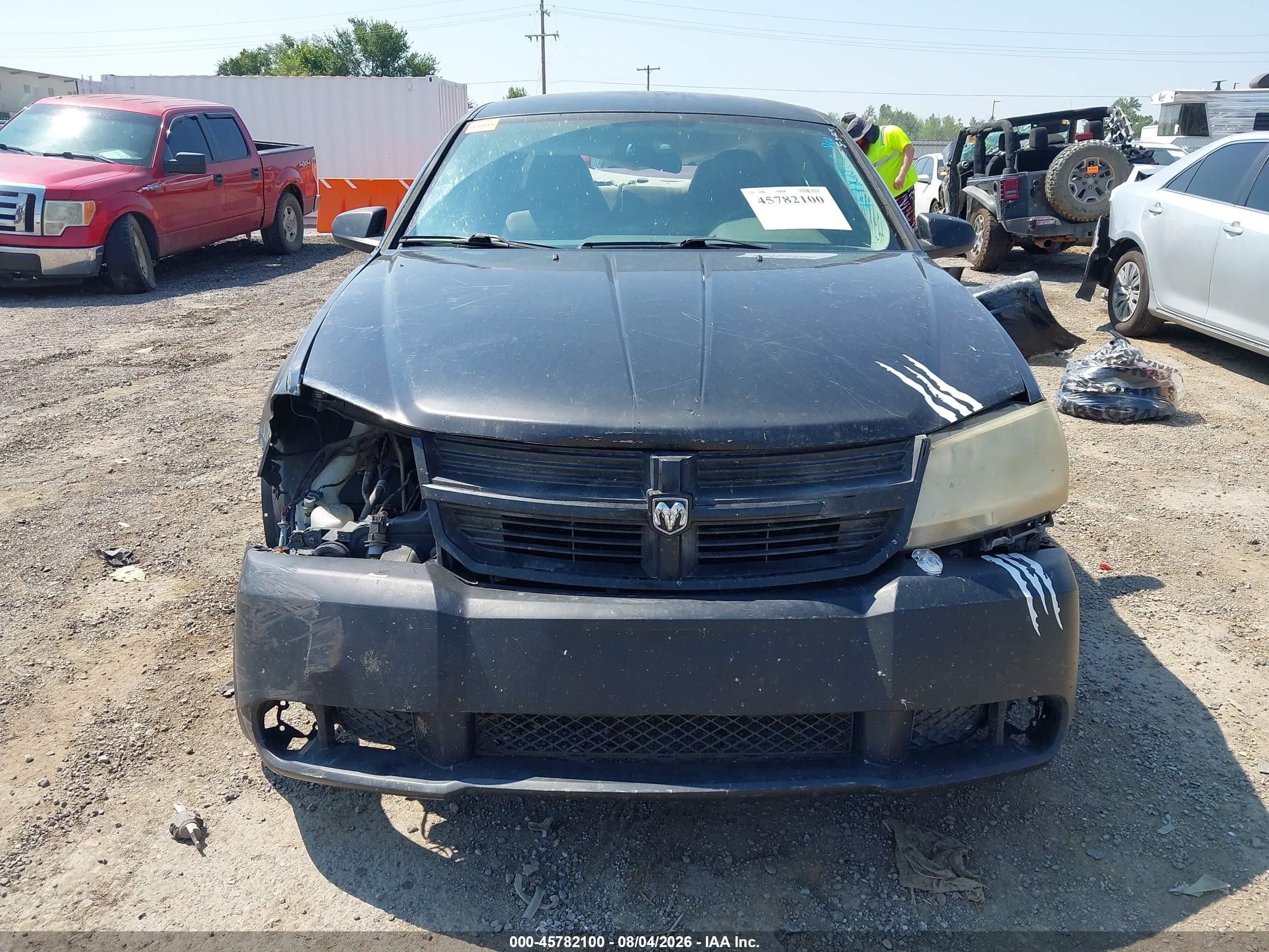 2009 Dodge Avenger Se/sxt Black vin: 1B3LC46B49N548928