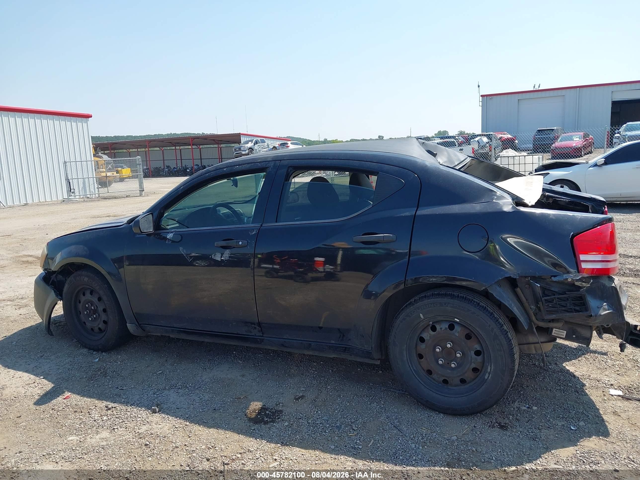 2009 Dodge Avenger Se/sxt Black vin: 1B3LC46B49N548928