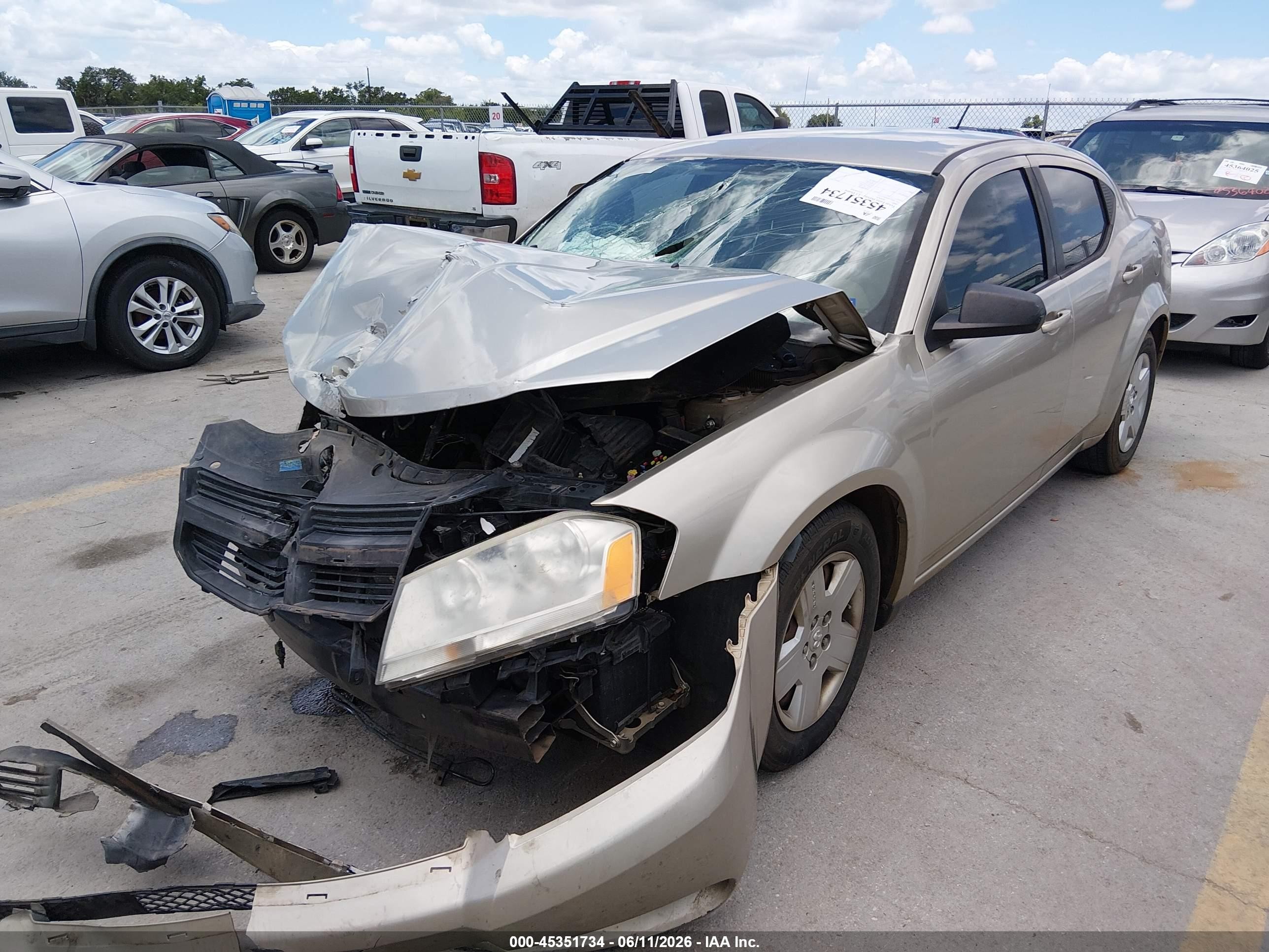 2009 Dodge Avenger Se/sxt Tan vin: 1B3LC46B69N535310