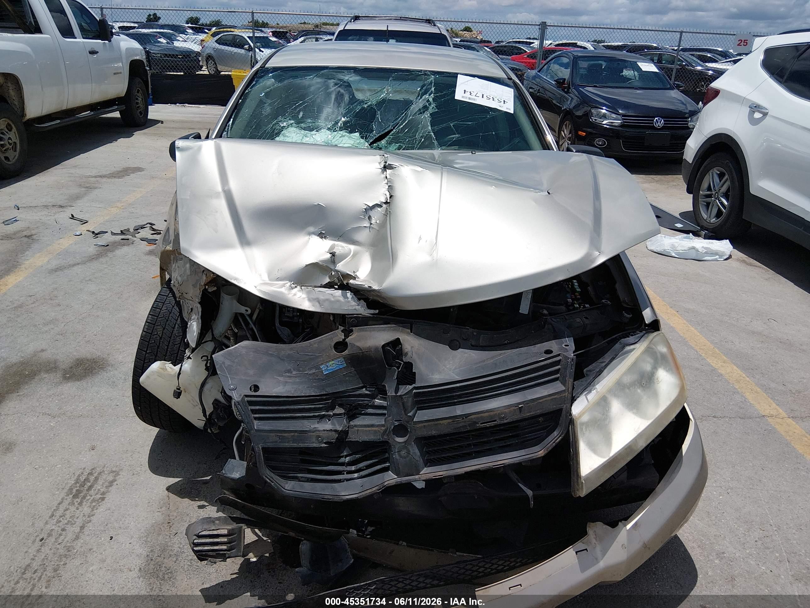 2009 Dodge Avenger Se/sxt Tan vin: 1B3LC46B69N535310
