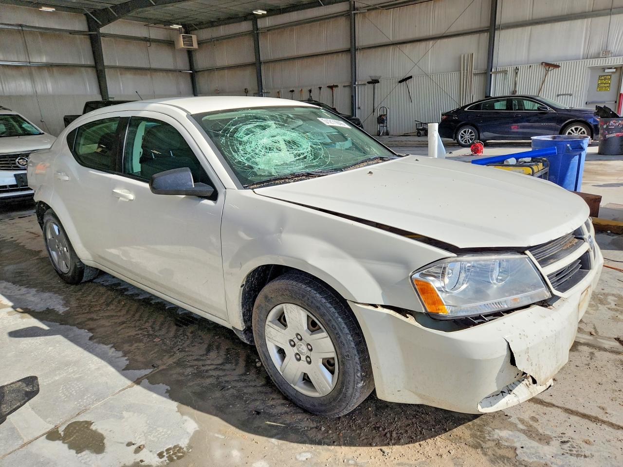 2009 Dodge Avenger Se Белый vin: 1B3LC46B89N535440