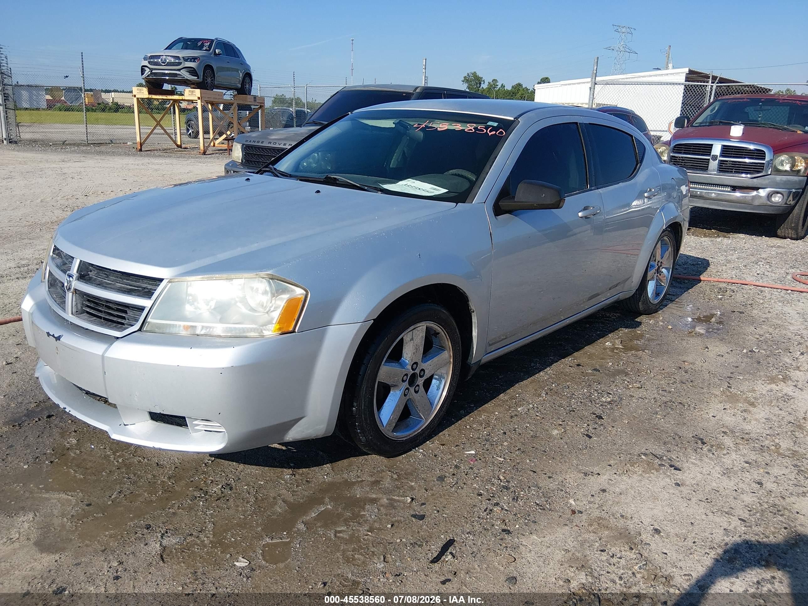 2009 Dodge Avenger Se/sxt Gray vin: 1B3LC46B99N528349