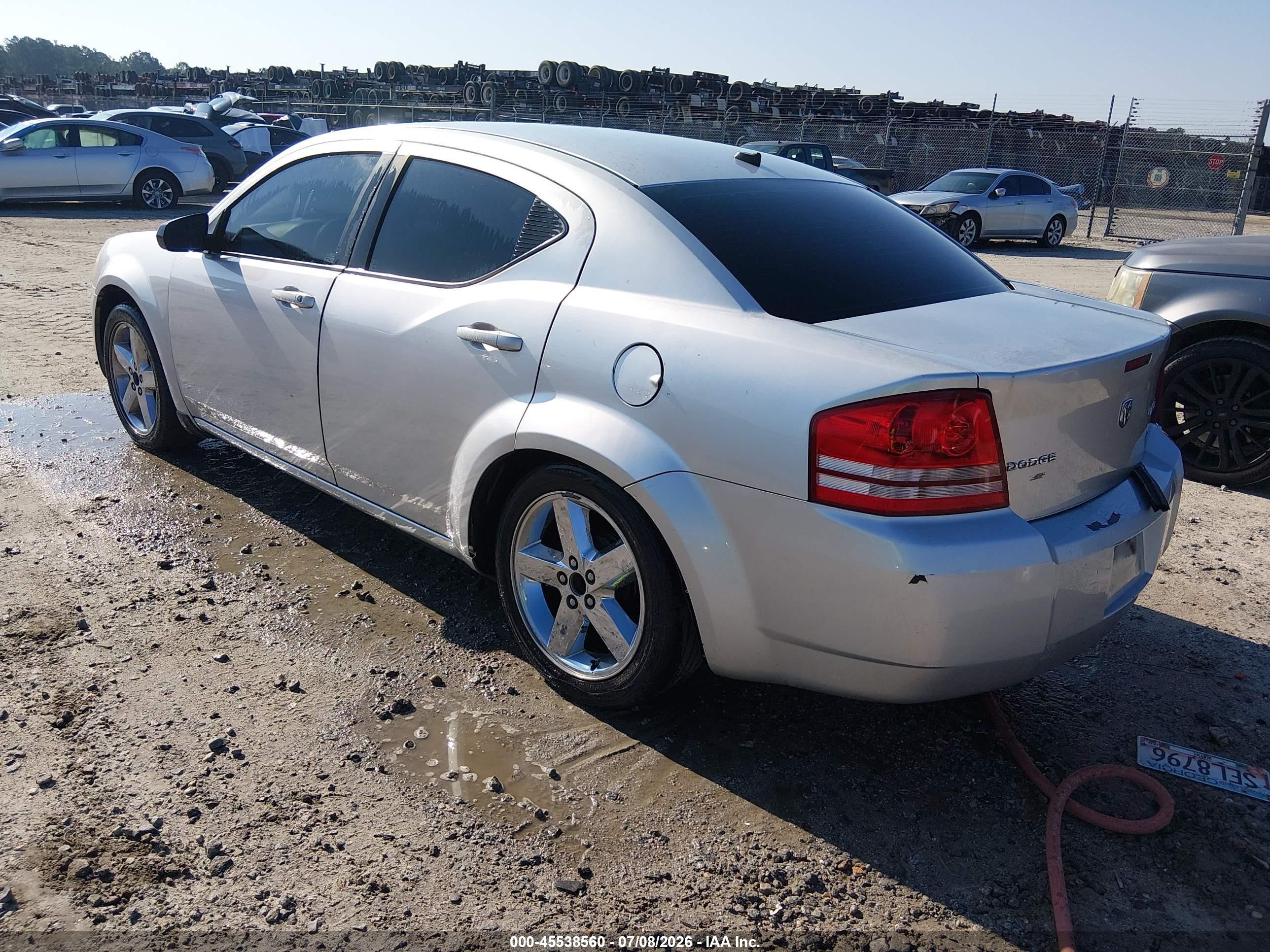 2009 Dodge Avenger Se/sxt Gray vin: 1B3LC46B99N528349