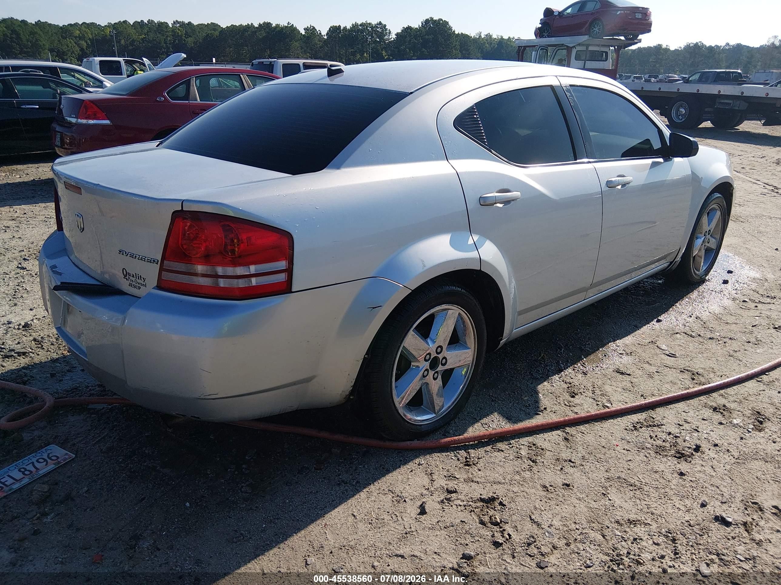 2009 Dodge Avenger Se/sxt Gray vin: 1B3LC46B99N528349