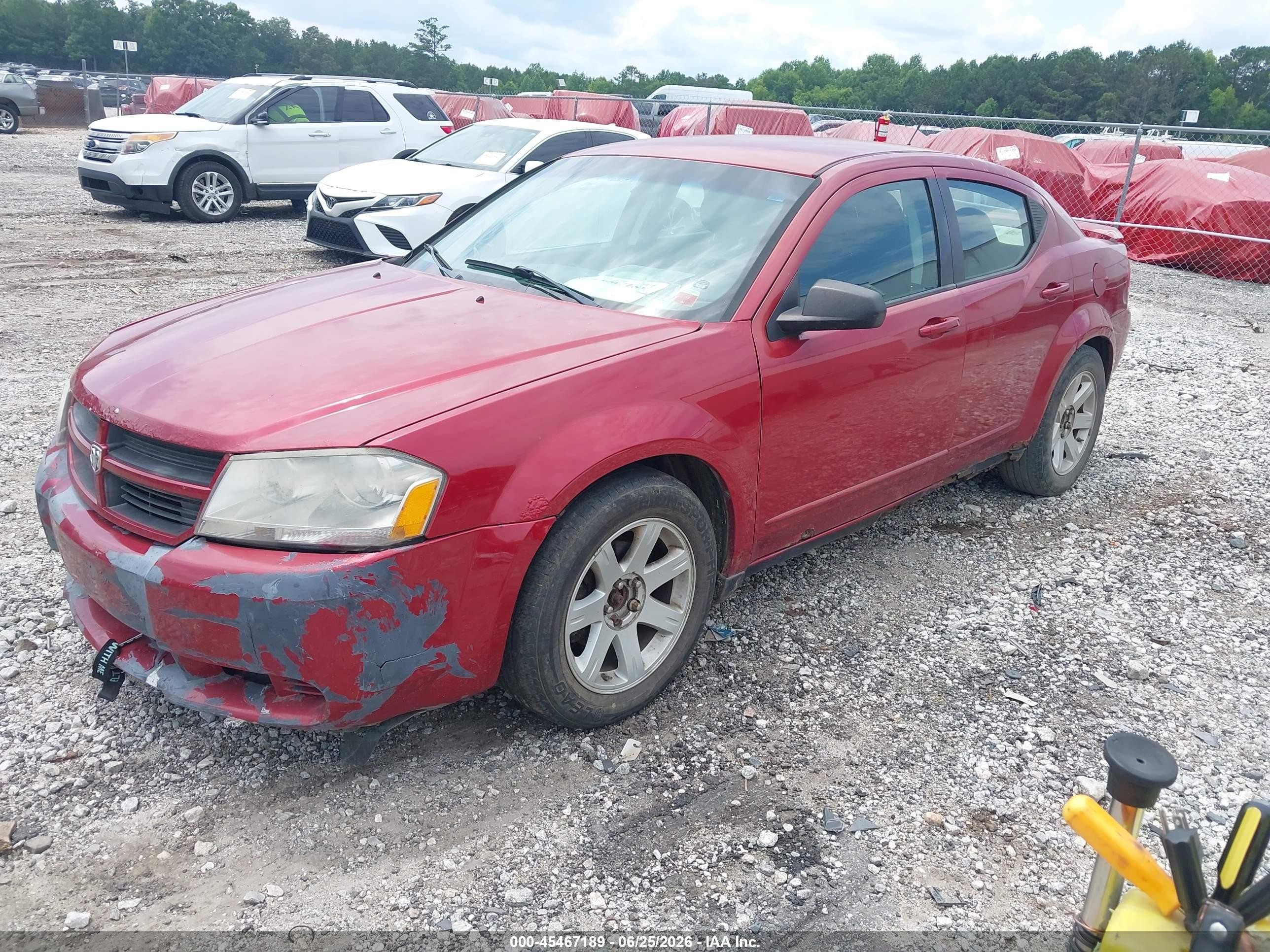 2009 Dodge Avenger Se/sxt Красный vin: 1B3LC46B99N565188