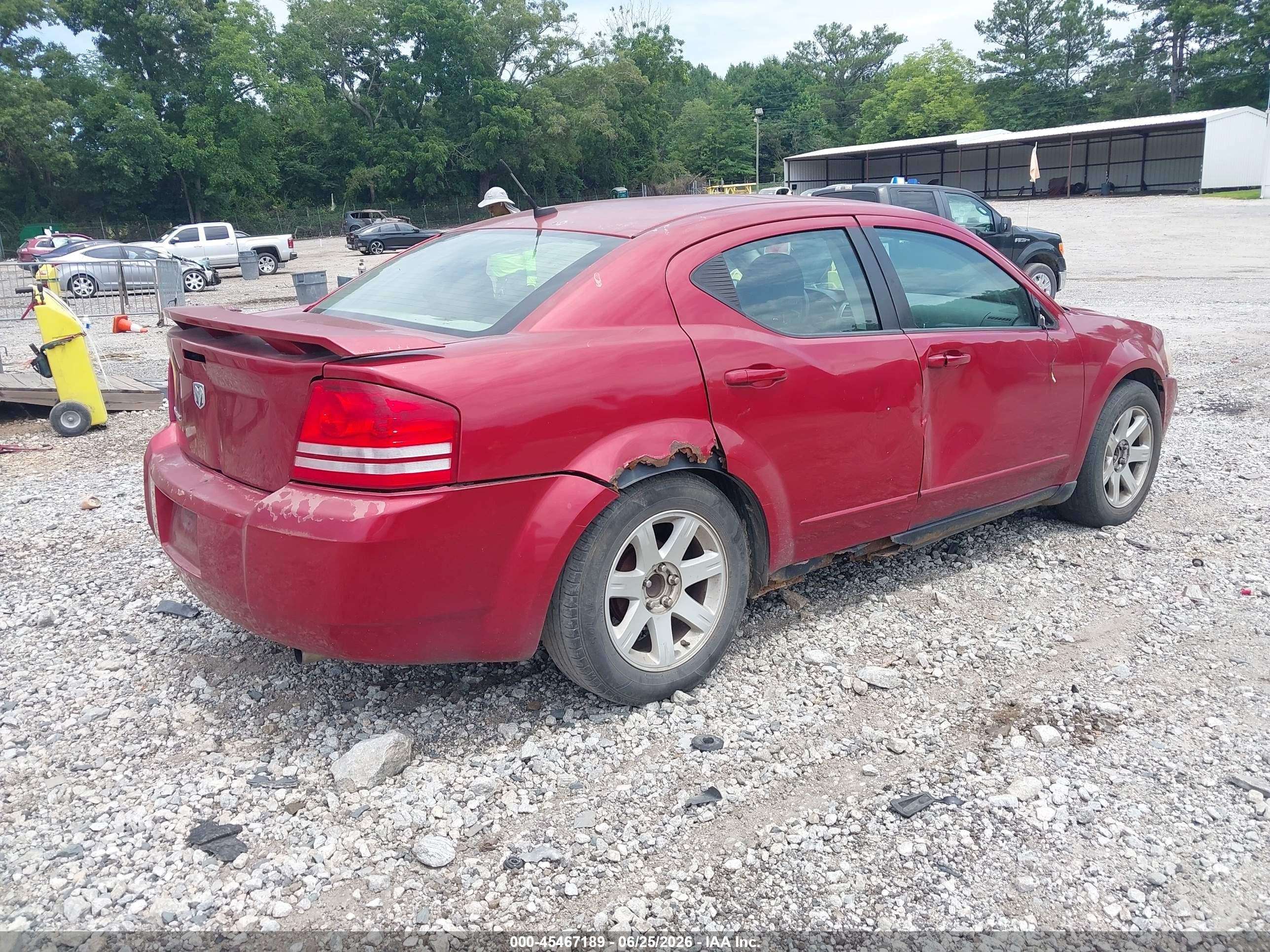 2009 Dodge Avenger Se/sxt Красный vin: 1B3LC46B99N565188