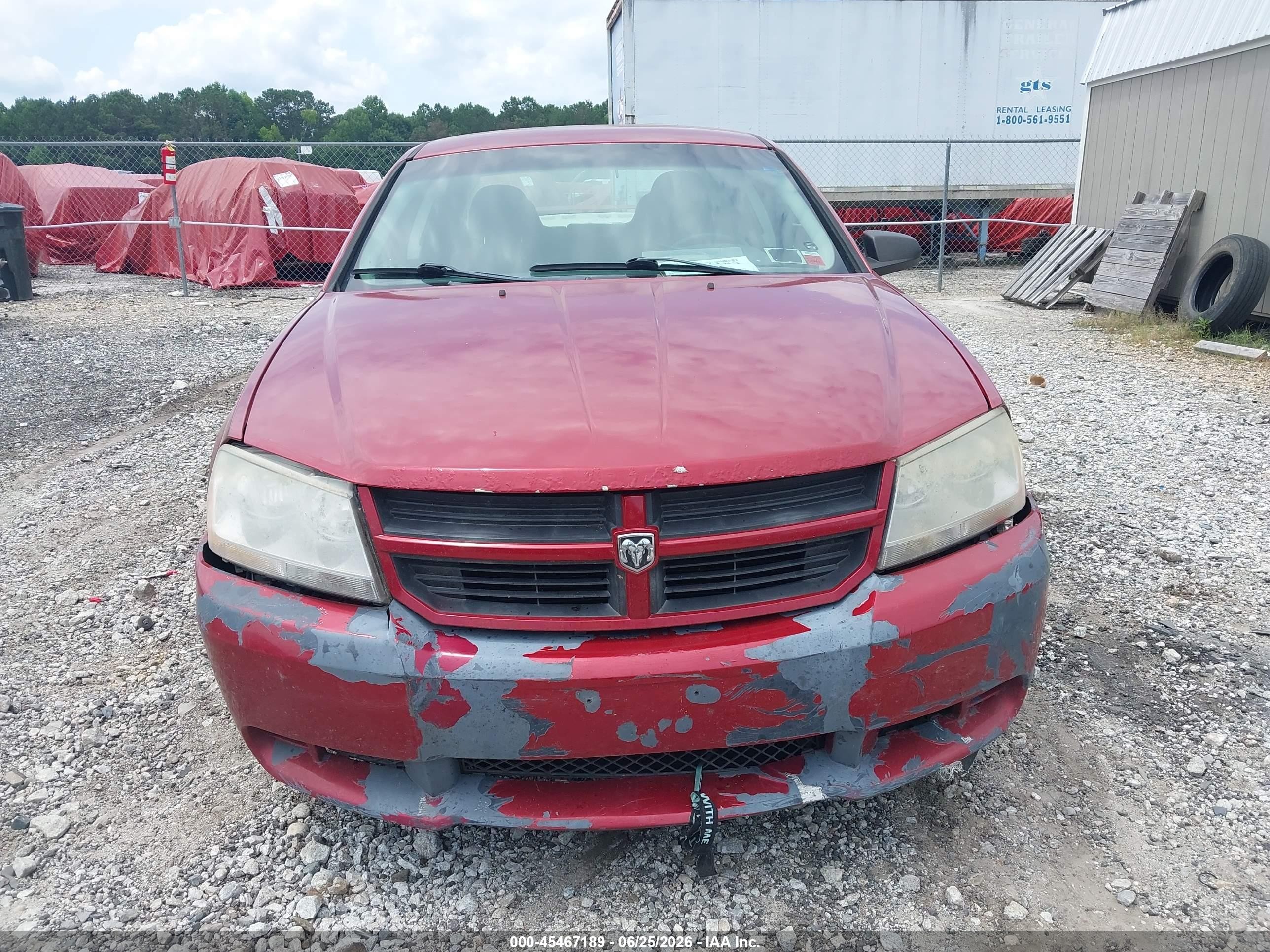 2009 Dodge Avenger Se/sxt Красный vin: 1B3LC46B99N565188