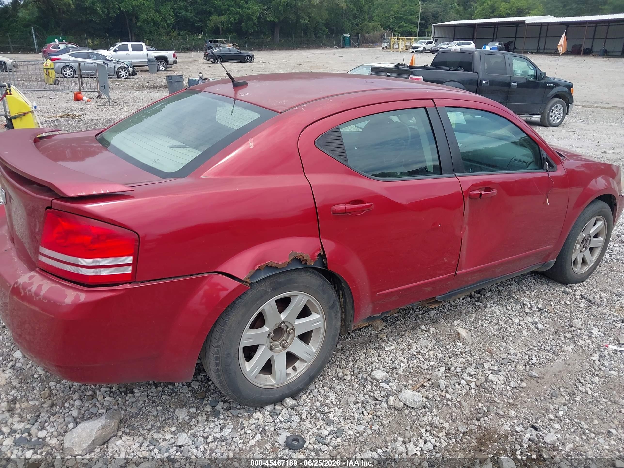2009 Dodge Avenger Se/sxt Красный vin: 1B3LC46B99N565188