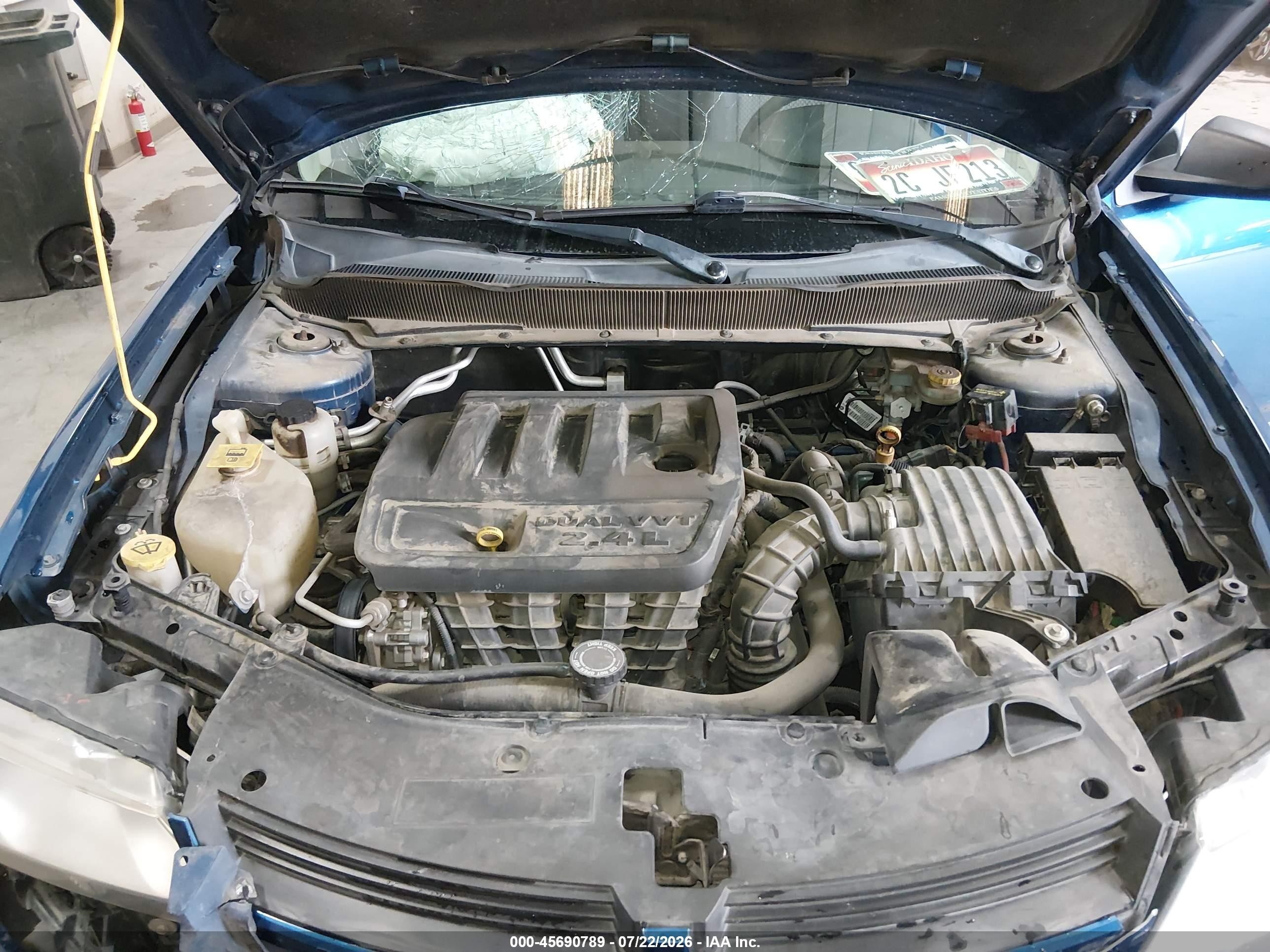 2009 Dodge Avenger Se/sxt Blue vin: 1B3LC46BX9N505551