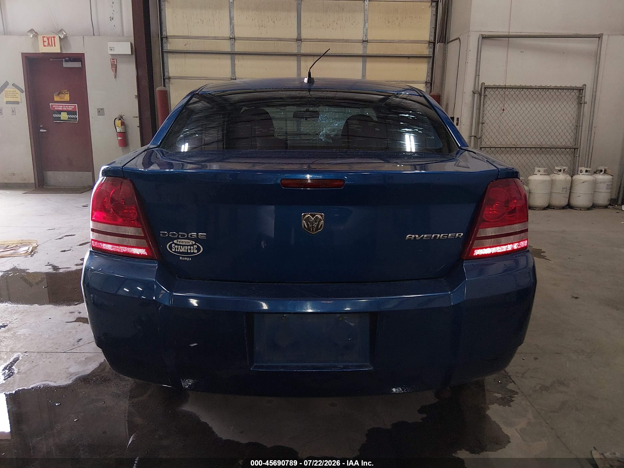 2009 Dodge Avenger Se/sxt Blue vin: 1B3LC46BX9N505551