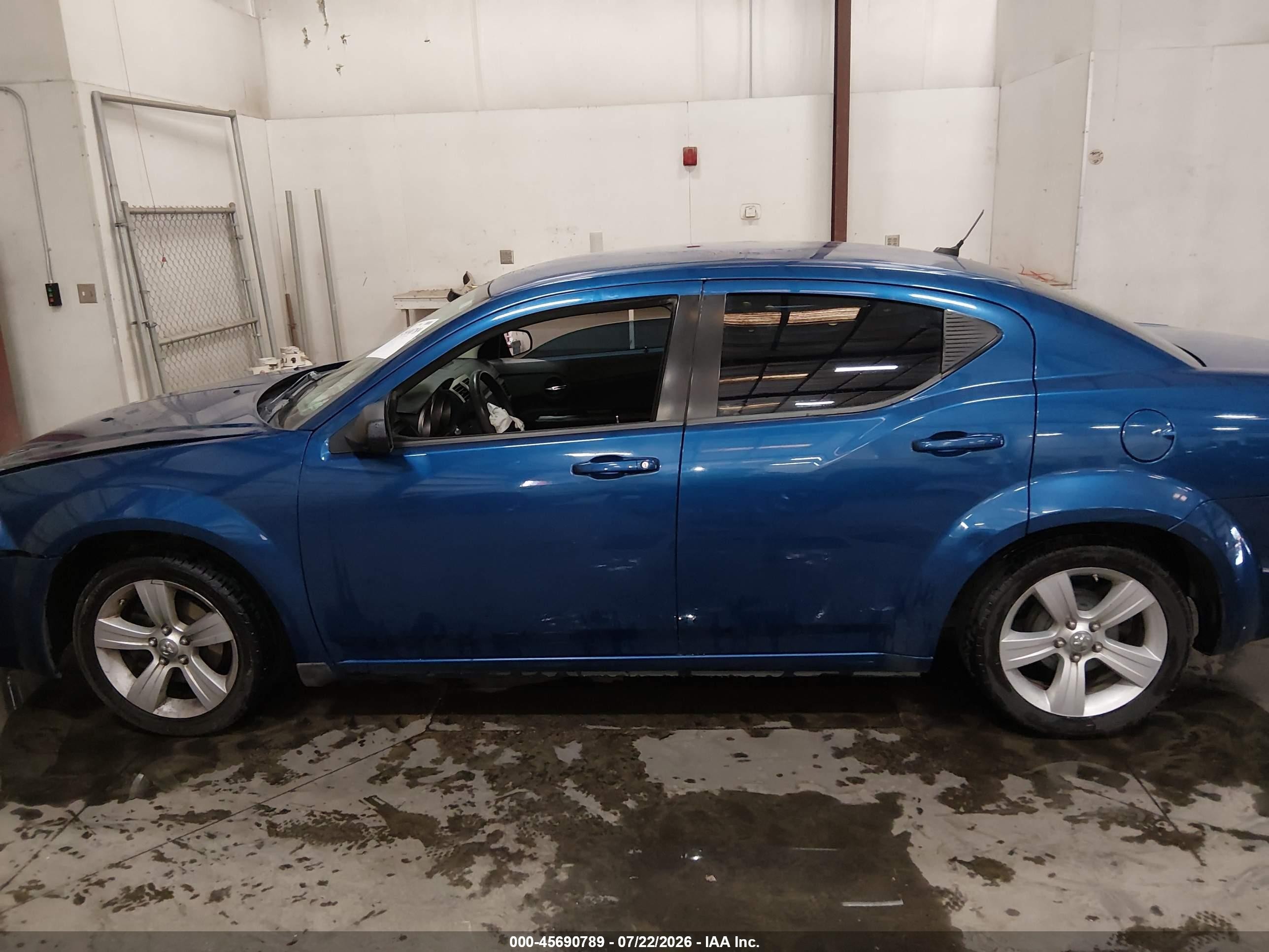 2009 Dodge Avenger Se/sxt Blue vin: 1B3LC46BX9N505551