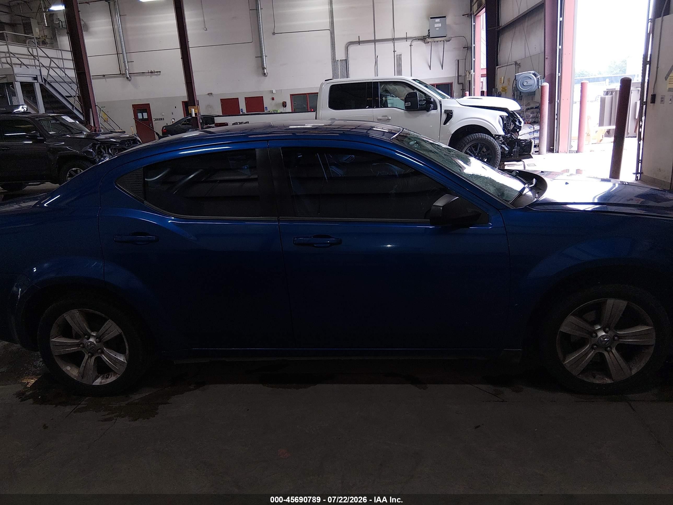2009 Dodge Avenger Se/sxt Blue vin: 1B3LC46BX9N505551