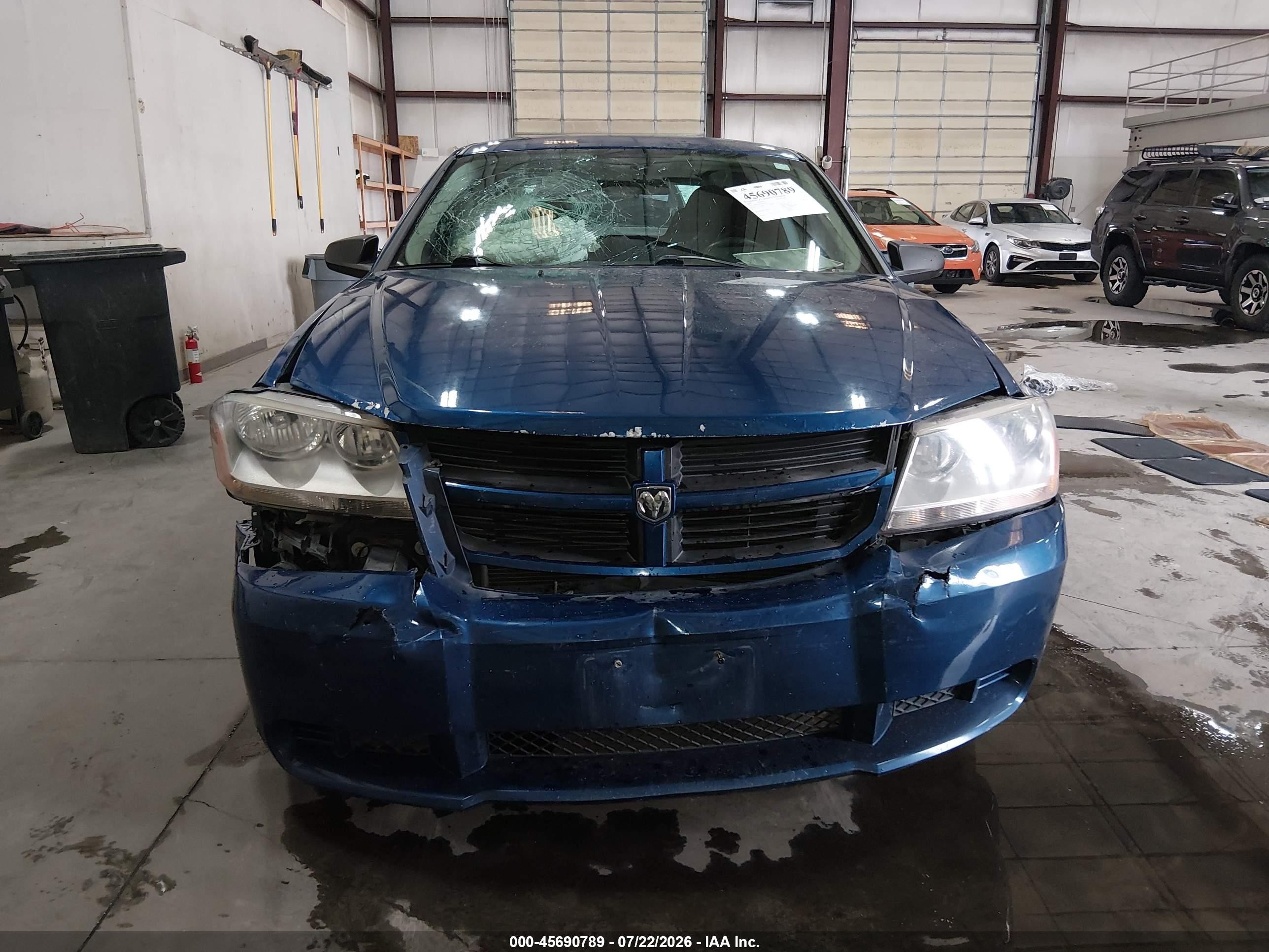 2009 Dodge Avenger Se/sxt Blue vin: 1B3LC46BX9N505551