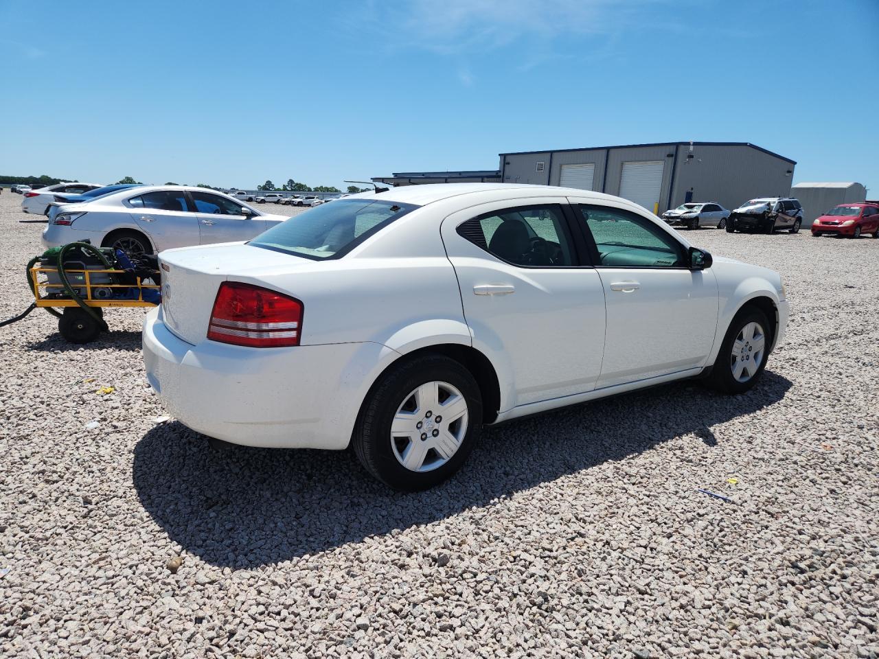 2008 Dodge Avenger Se White vin: 1B3LC46J08N178020