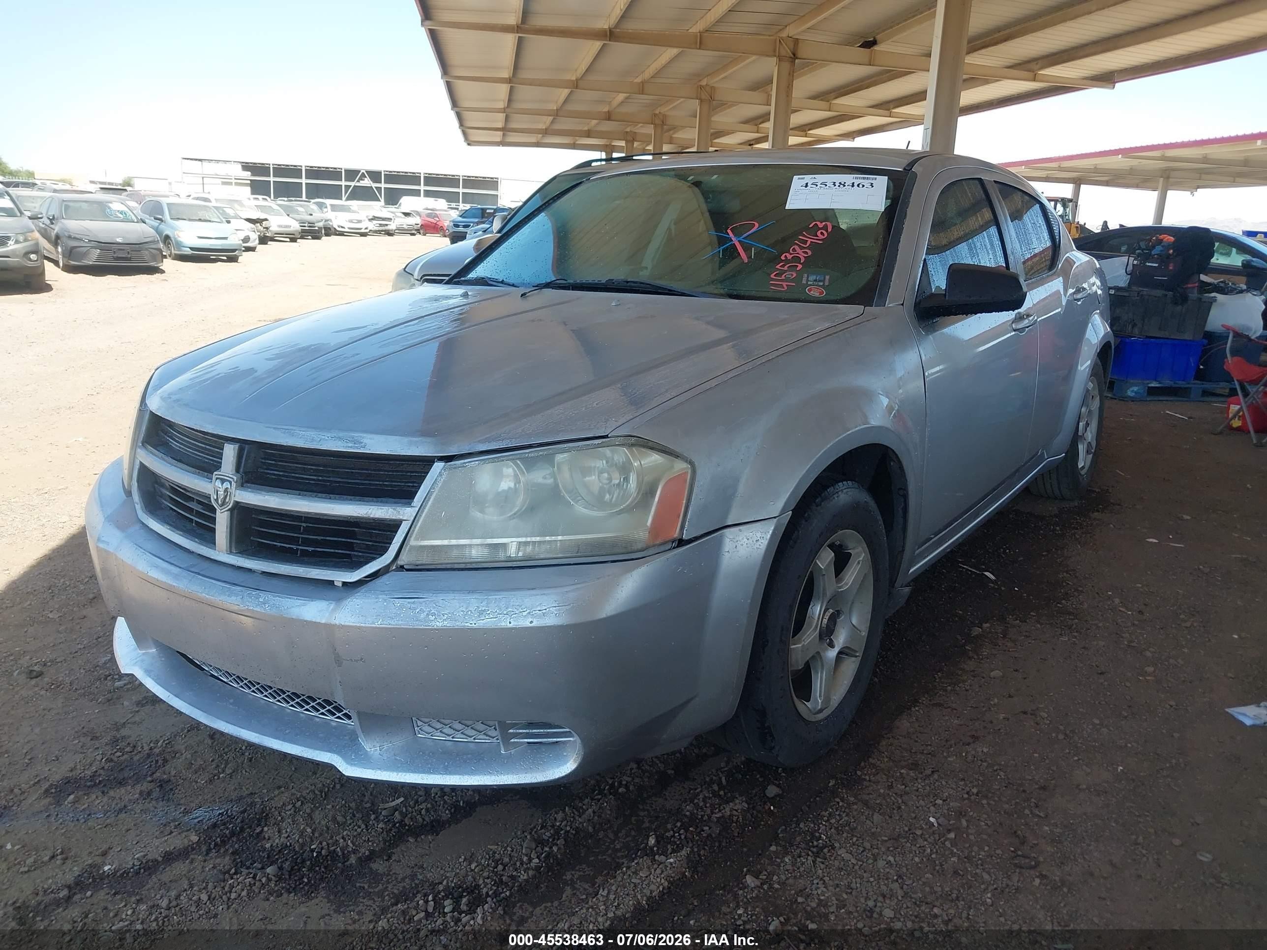 2008 Dodge Avenger Se Silver vin: 1B3LC46J28N187818