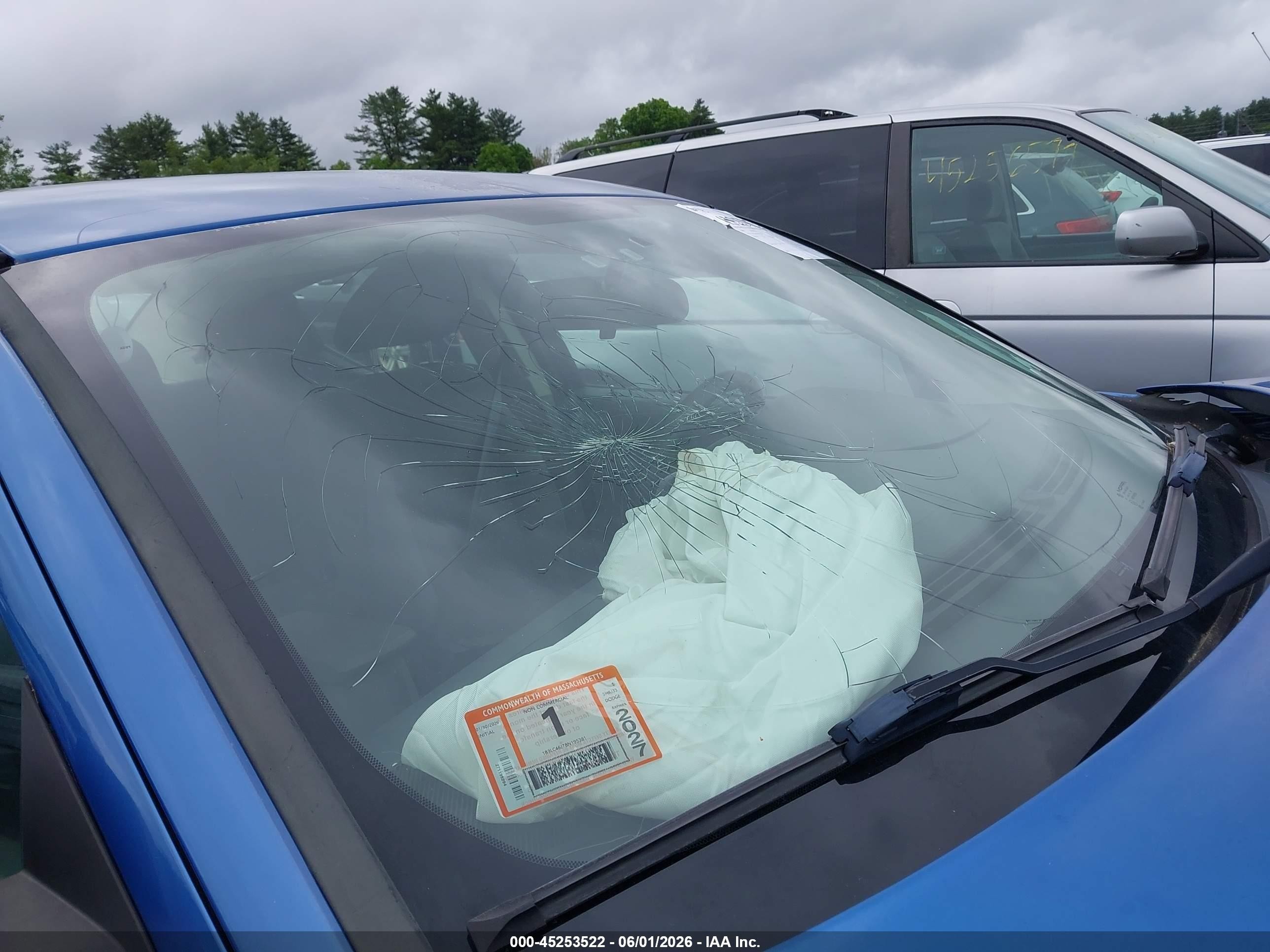 2008 Dodge Avenger Se Blue vin: 1B3LC46J78N195381