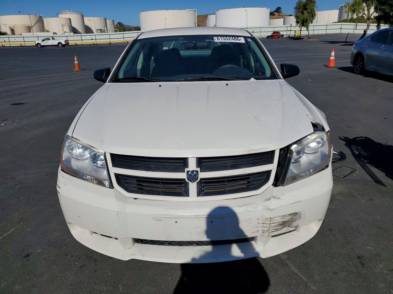 2008 Dodge Avenger Se White vin: 1B3LC46J98N193227