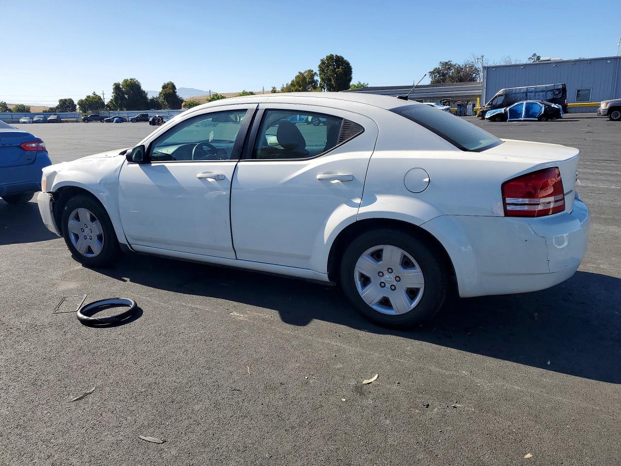 2008 Dodge Avenger Se White vin: 1B3LC46J98N193227