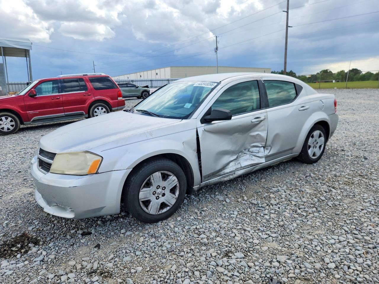 2008 Dodge Avenger Se Silver vin: 1B3LC46K08N236801