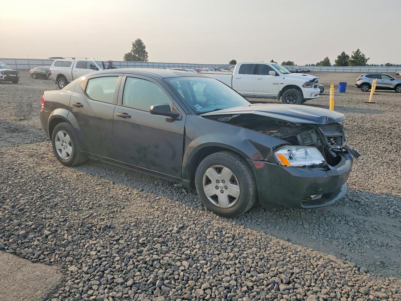2008 Dodge Avenger Se Black vin: 1B3LC46K18N664764