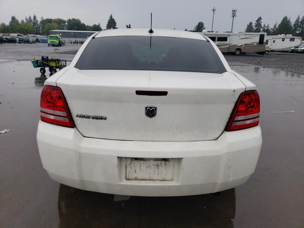 2008 Dodge Avenger Se White vin: 1B3LC46K28N669990