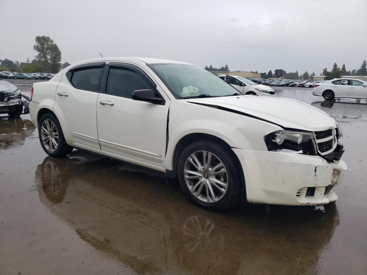2008 Dodge Avenger Se White vin: 1B3LC46K28N669990