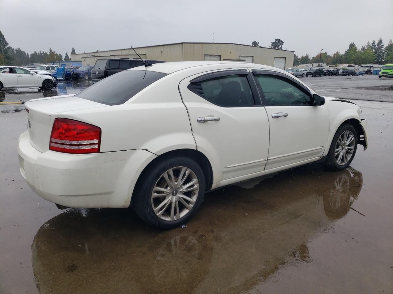 2008 Dodge Avenger Se White vin: 1B3LC46K28N669990