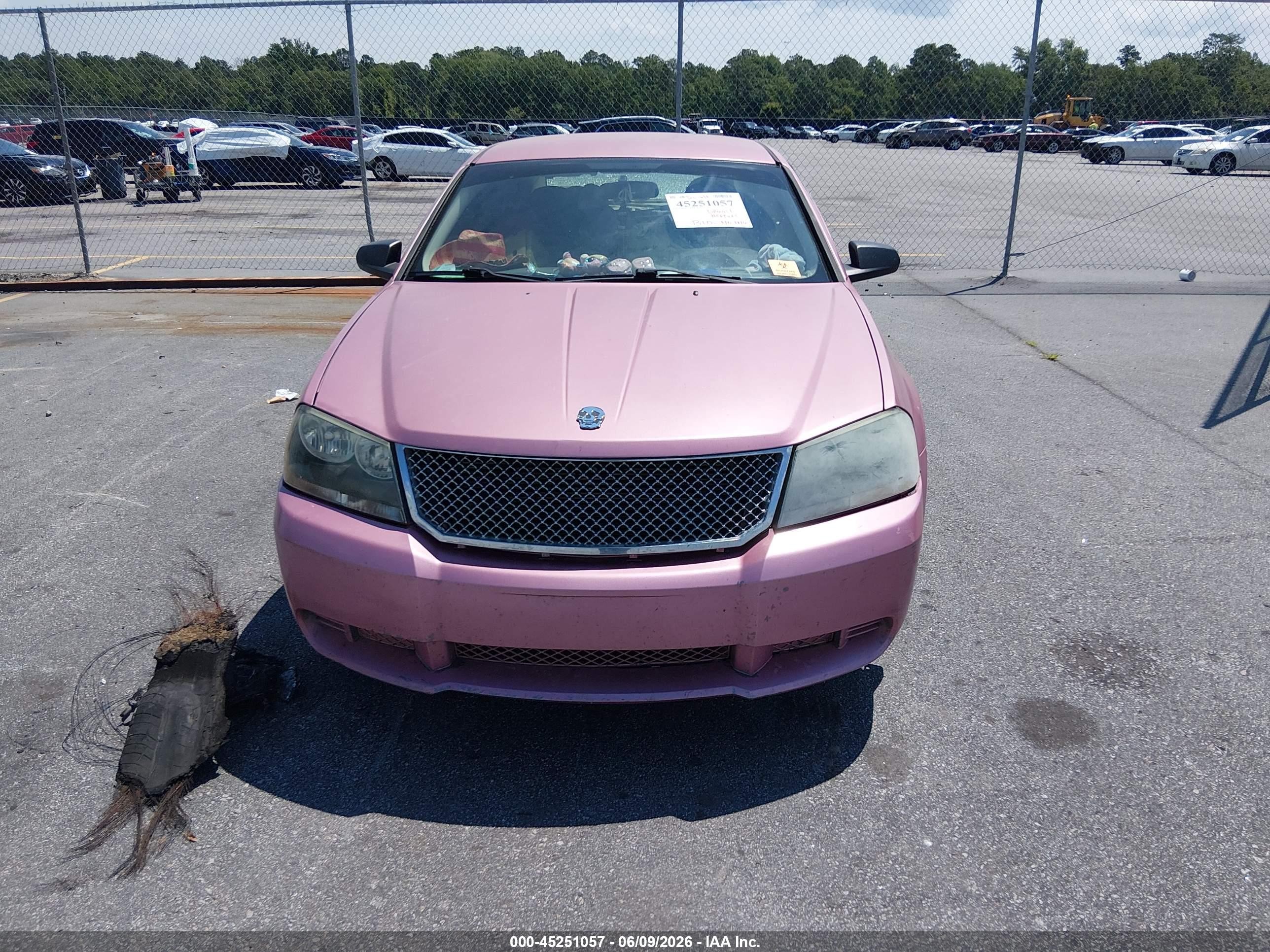 2008 Dodge Avenger Se Pink vin: 1B3LC46K38N184709