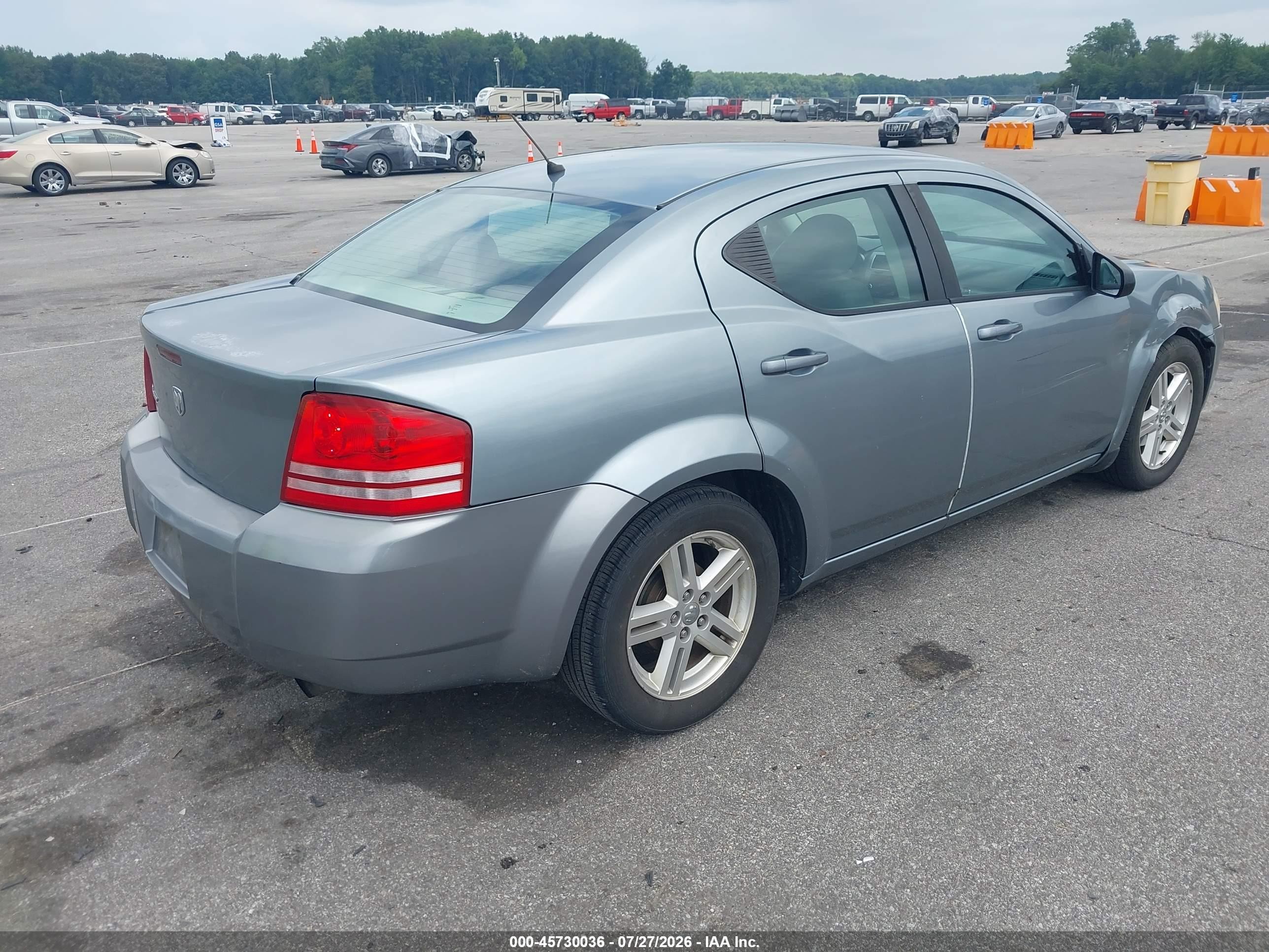 2008 Dodge Avenger Se Blue vin: 1B3LC46K38N595169